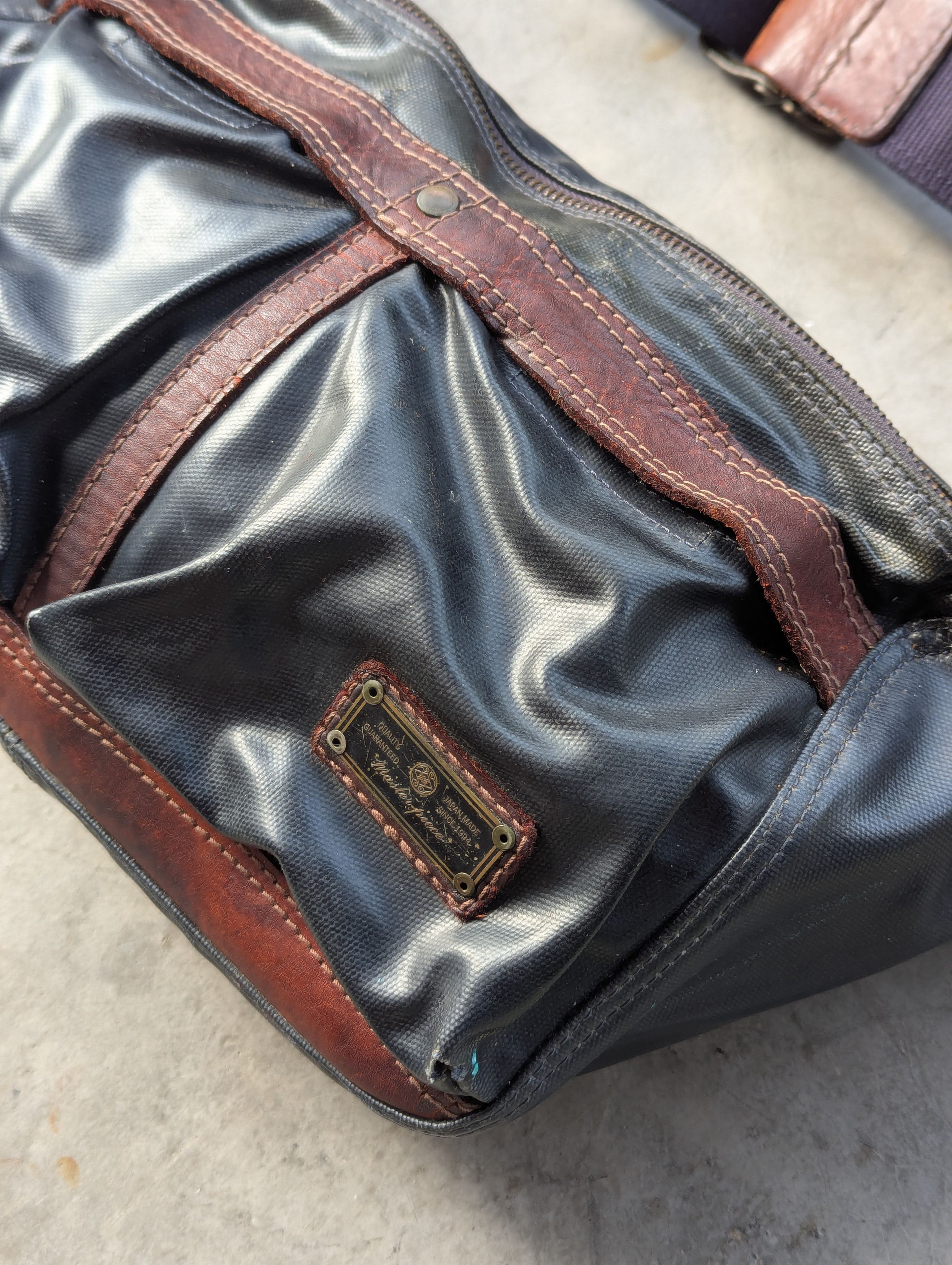 MasterPiece MasterPiece Japan 🇯🇵 Leather Crossbody Waist Bag Size ONE SIZE - 3 Thumbnail
