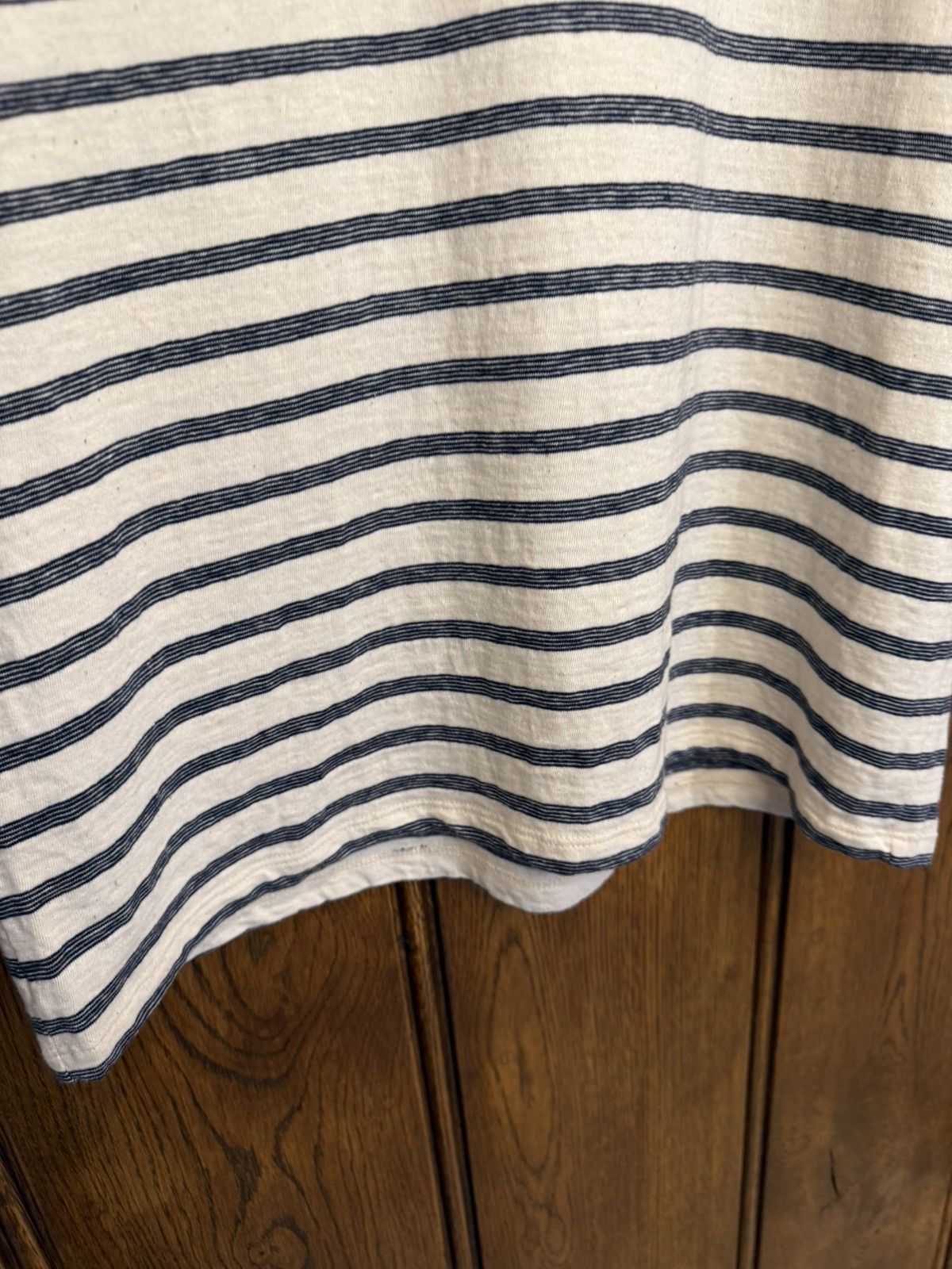 Saint Laurent Paris $620 Saint Laurent STRIPED CASSANDRE T-SHIRT IN JERSEY Size US L / EU 52-54 / 3 - 13 Thumbnail