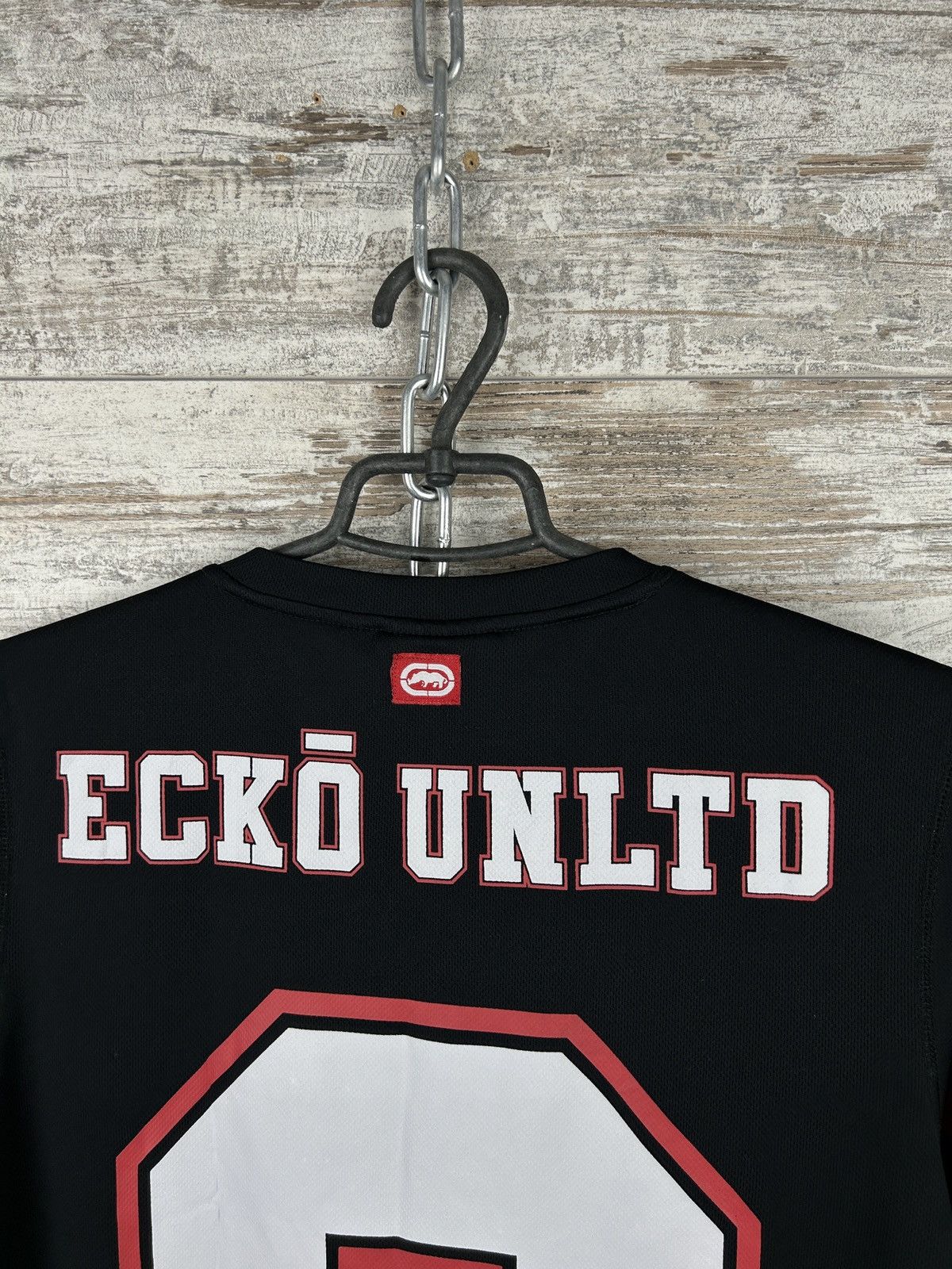 Ecko Unltd. × Vintage Mens Vintage Ecko Unltd. T-shirt rugby jersey tee y2k rare Size US M / EU 48-50 / 2 - 13 Thumbnail