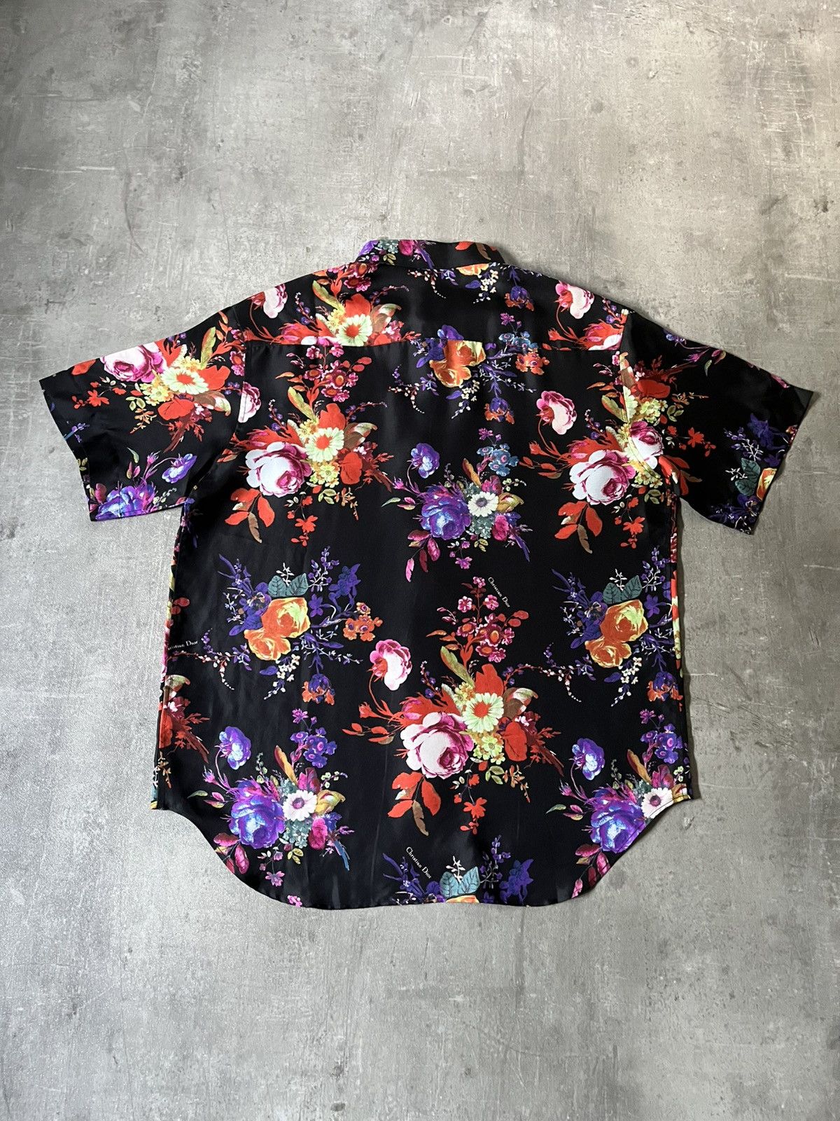 Dior × Kaws Dior x Kaws S/S 2019 silk shirt Bouquet De Fleurs print Size US M / EU 48-50 / 2 - 9 Thumbnail