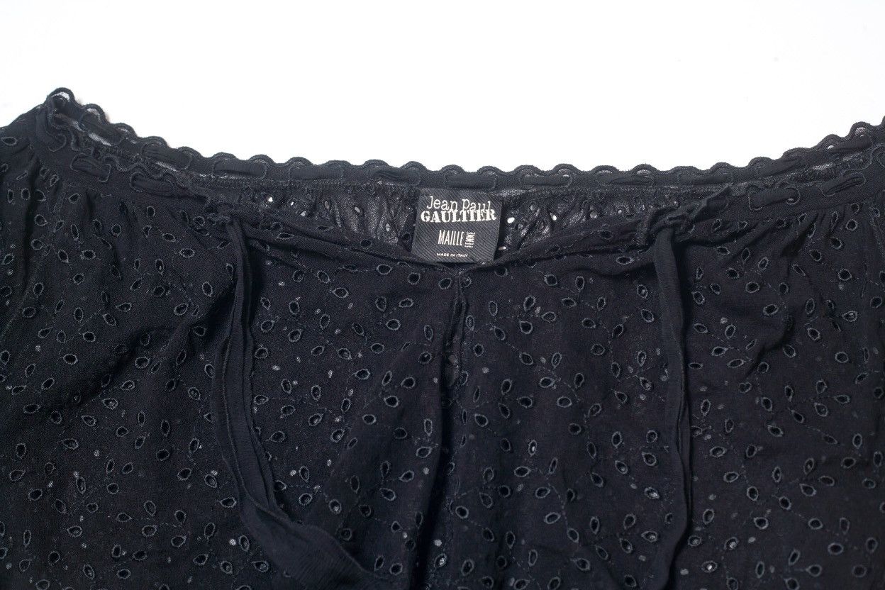 Jean Paul Gaultier Jean Paul Gaultier Femme 90s Vintage Mesh Top Size M / US 6-8 / IT 42-44 - 3 Thumbnail
