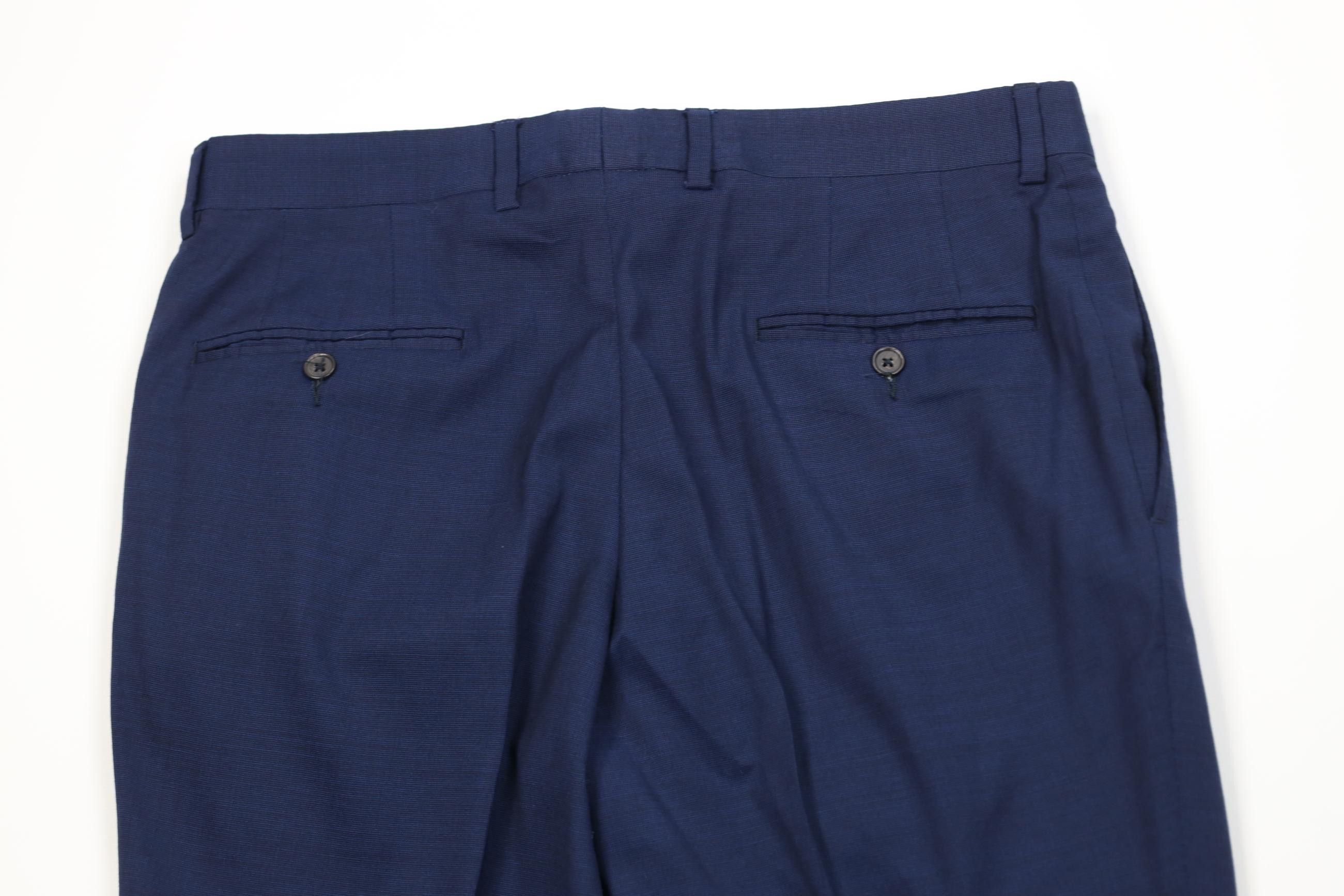 Vintage Vintage Y2K Streetwear Blend Knit Chino Pants Trousers Blue Size US 34 / EU 50 - 12 Thumbnail