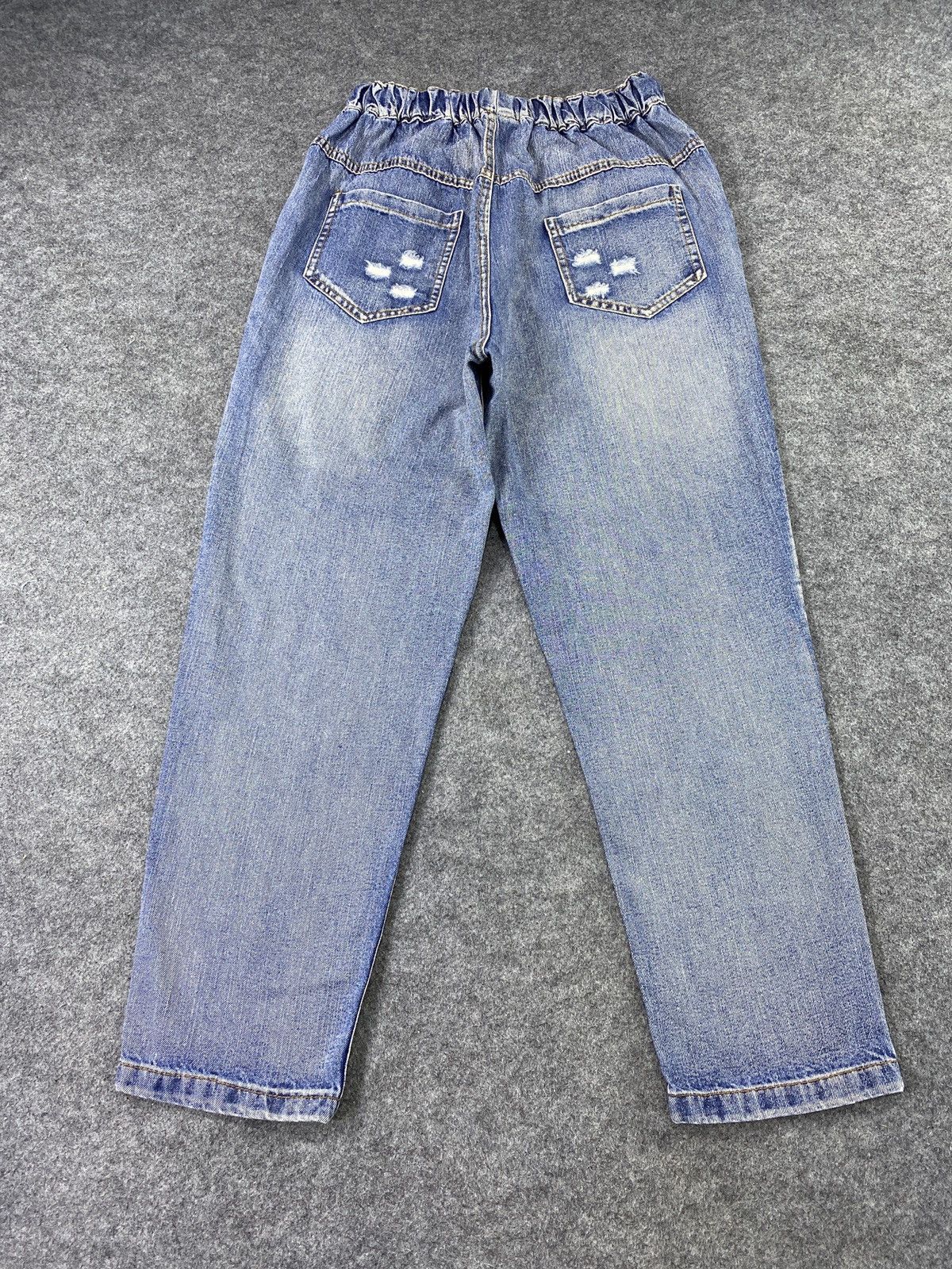 Japanese Brand × Jean Japanese Brand Distressed Joggers Denim - J1050 Size 24" / US 00 / IT 34 - 7 Thumbnail