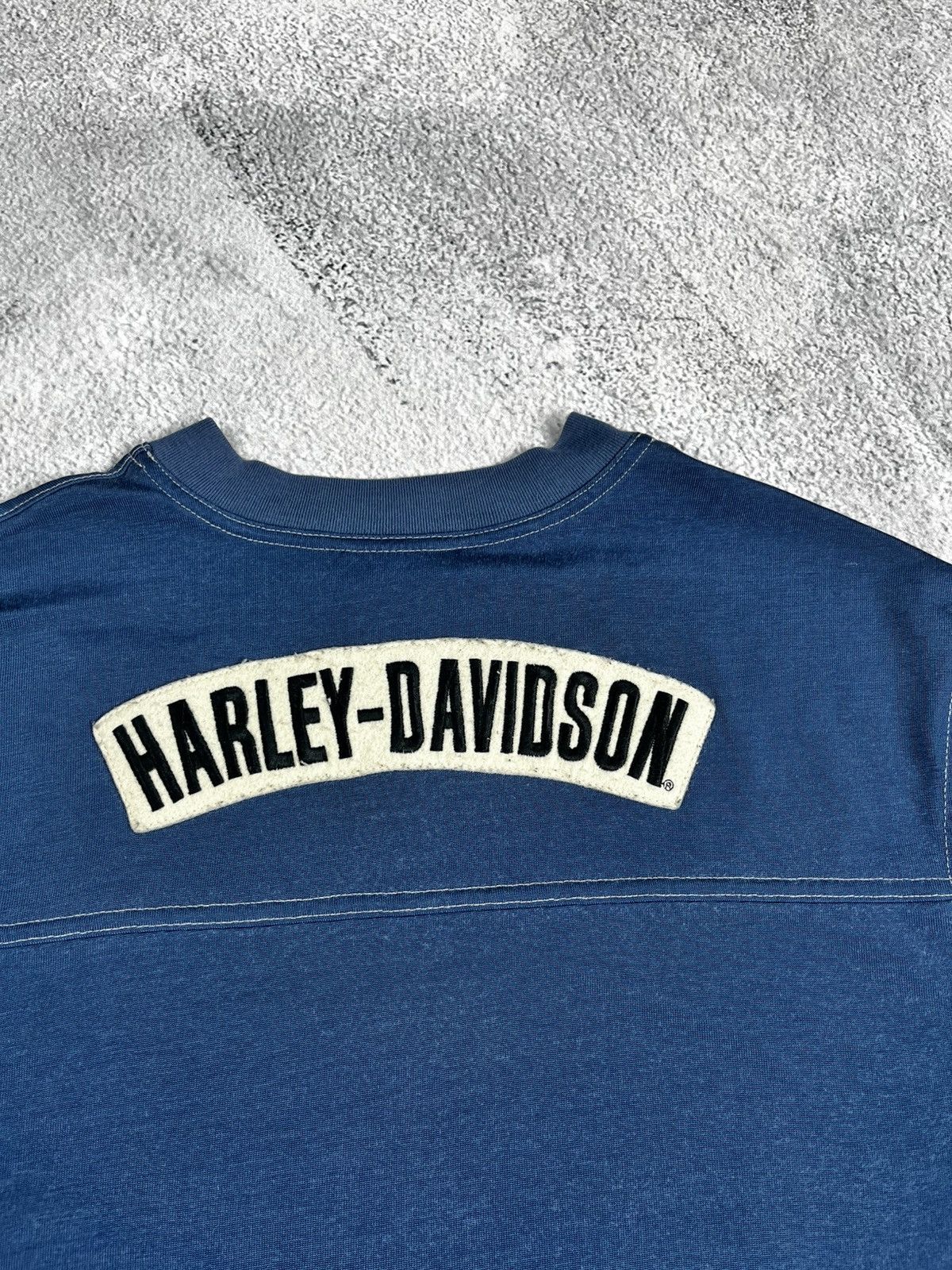 Harley Davidson Harley Davidson big logo t shirt vintage 90s Size US L / EU 52-54 / 3 - 2 Thumbnail
