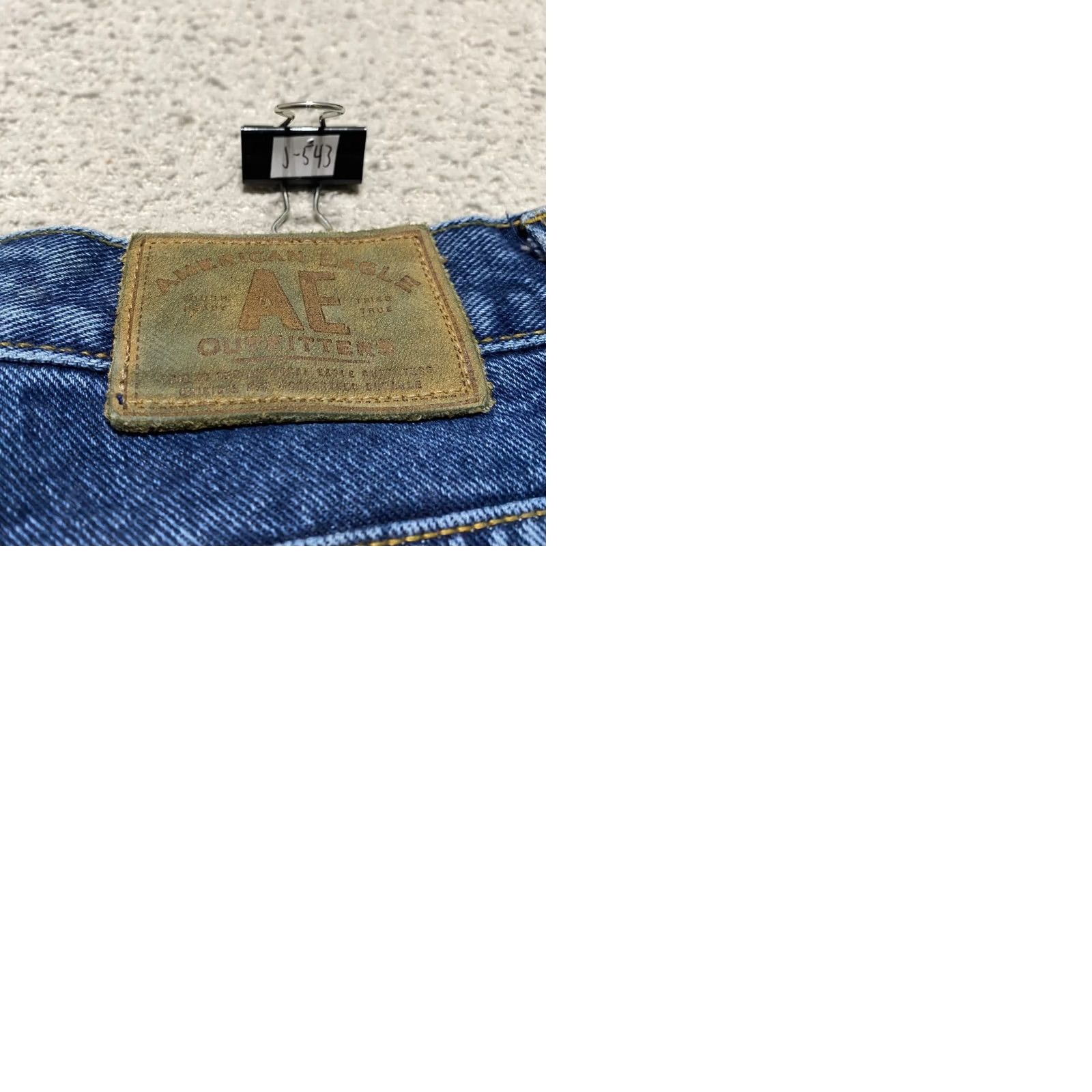 American Eagle Outfitters VINTAGE American Eagle Jeans Mens 30x32 Blue Denim Medium Wash Straight Mid Rise Jeans Size US 30 / EU 46 - 9 Thumbnail