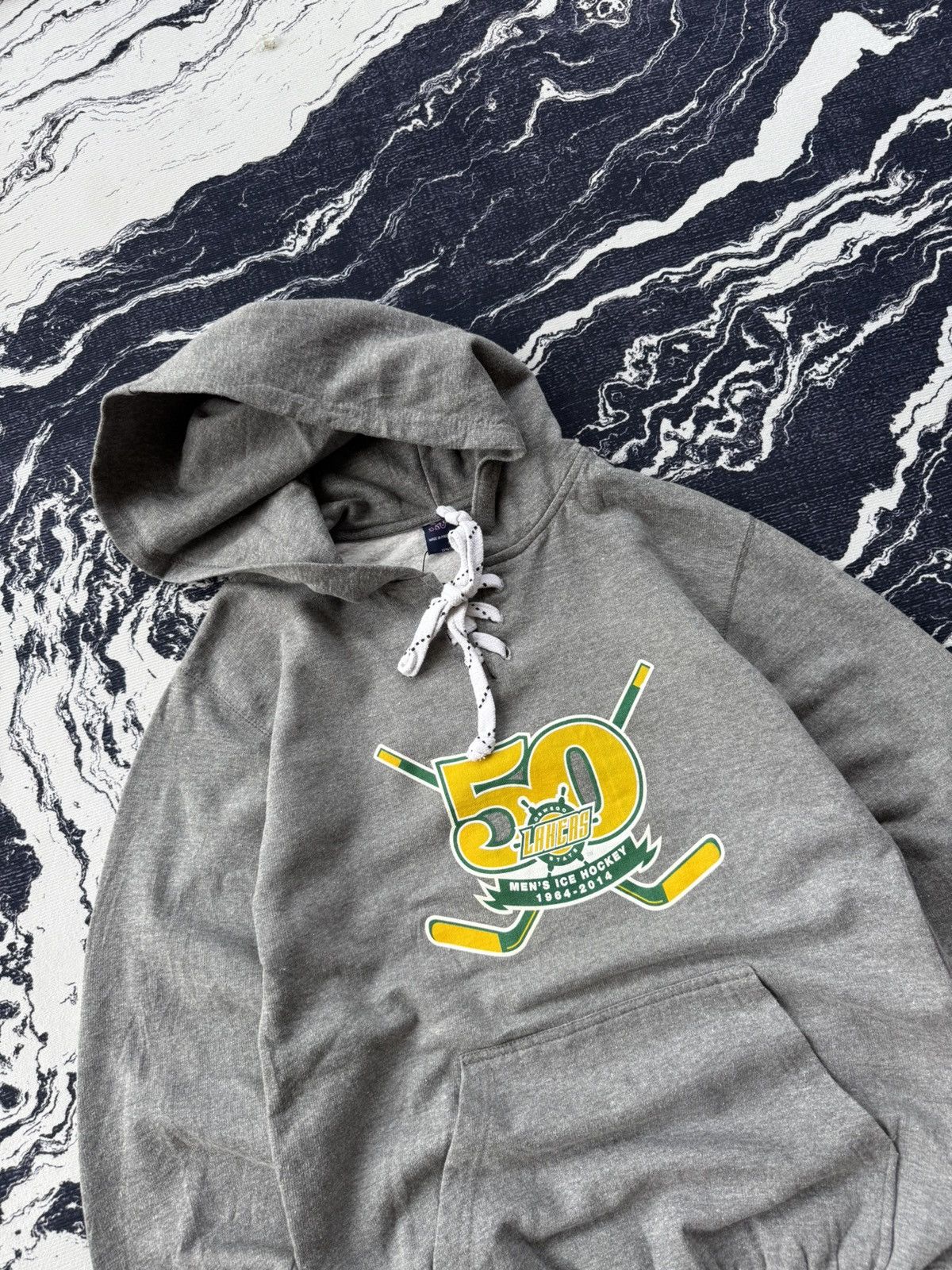 NBA × NHL × Vintage Mvsport 50oswego lakers hockey hoodie Size US S / EU 44-46 / 1 - 2 Thumbnail