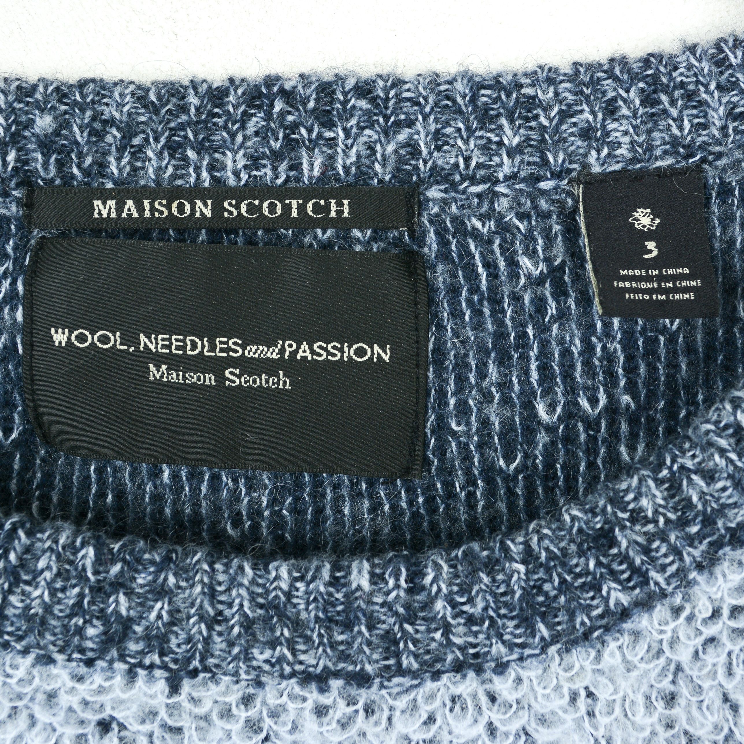 Maison Scotch MAISON SCOTCH Women 3 Wool Blend Pullover Sweater Jumper Size M / US 6-8 / IT 42-44 - 4 Thumbnail