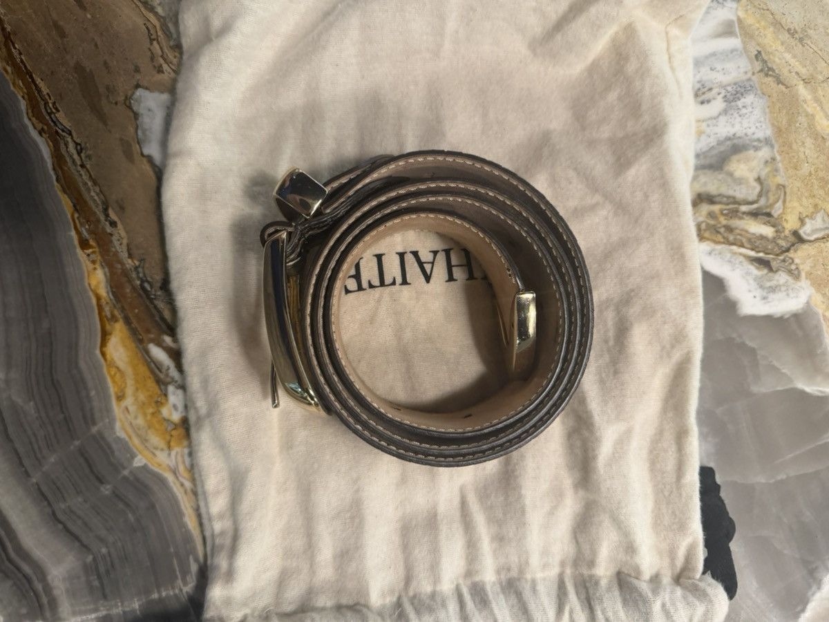 KHAITE Khaite Bruno Snakeskin Print Belt M/L Size ONE SIZE - 3 Thumbnail