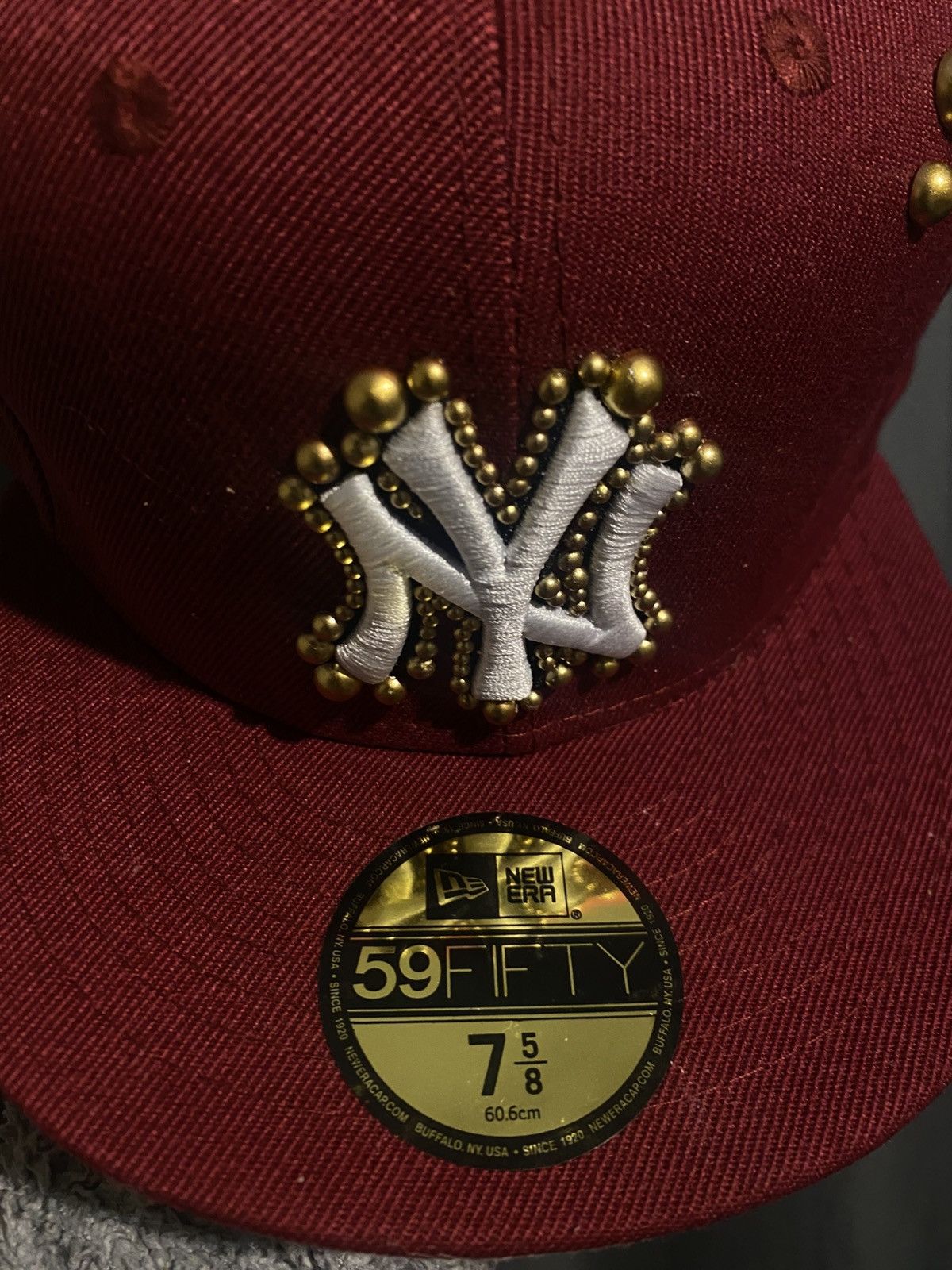 New Era New era custom burgundy cap Size ONE SIZE - 2 Thumbnail