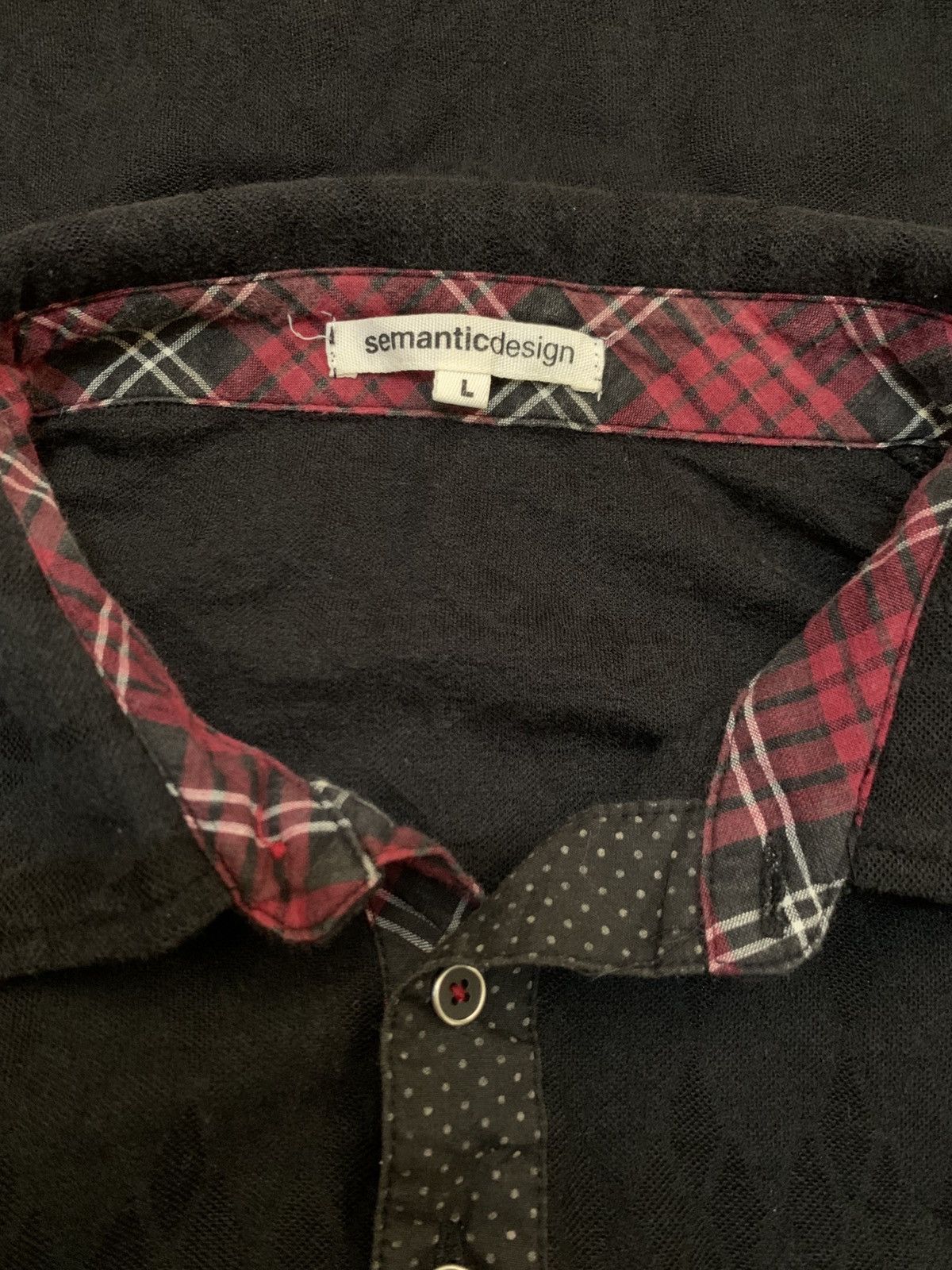 semanticdesign Semantic Design Polo Double Collar Shirt Size US M / EU 48-50 / 2 - 5 Thumbnail