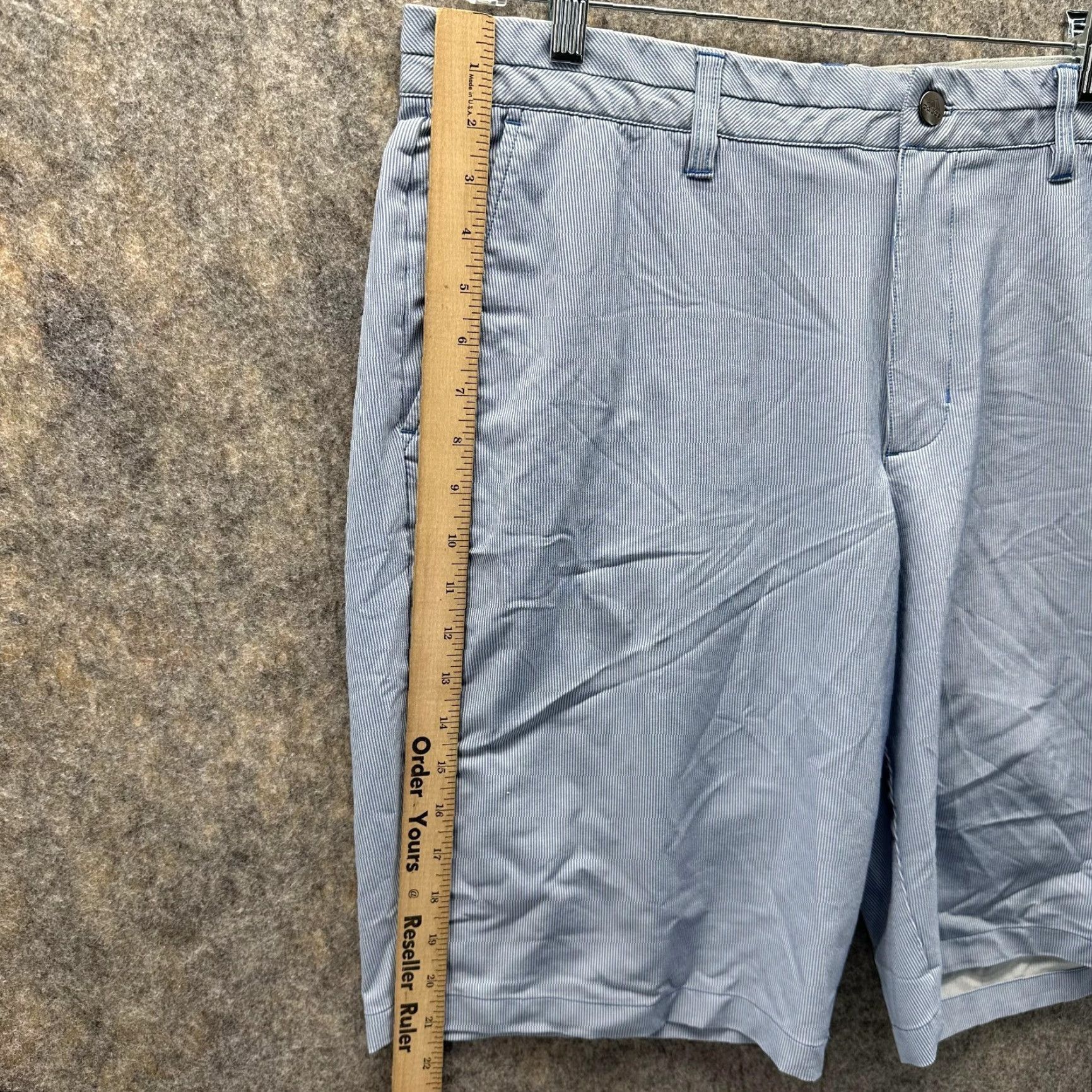 Adidas Adidas Shorts Men 36 Blue Outdoors Pocket 365 Athletic Golf Chino Trefoil Soft Size US 36 / EU 52 - 6 Thumbnail