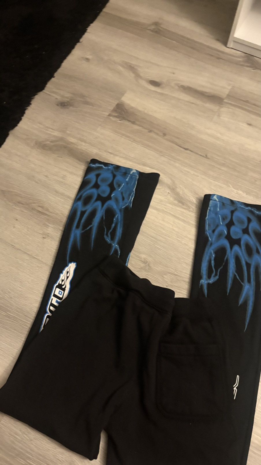 Ninth Hall Black and blue ninth hall fire sweats Size US 30 / EU 46 - 6 Thumbnail
