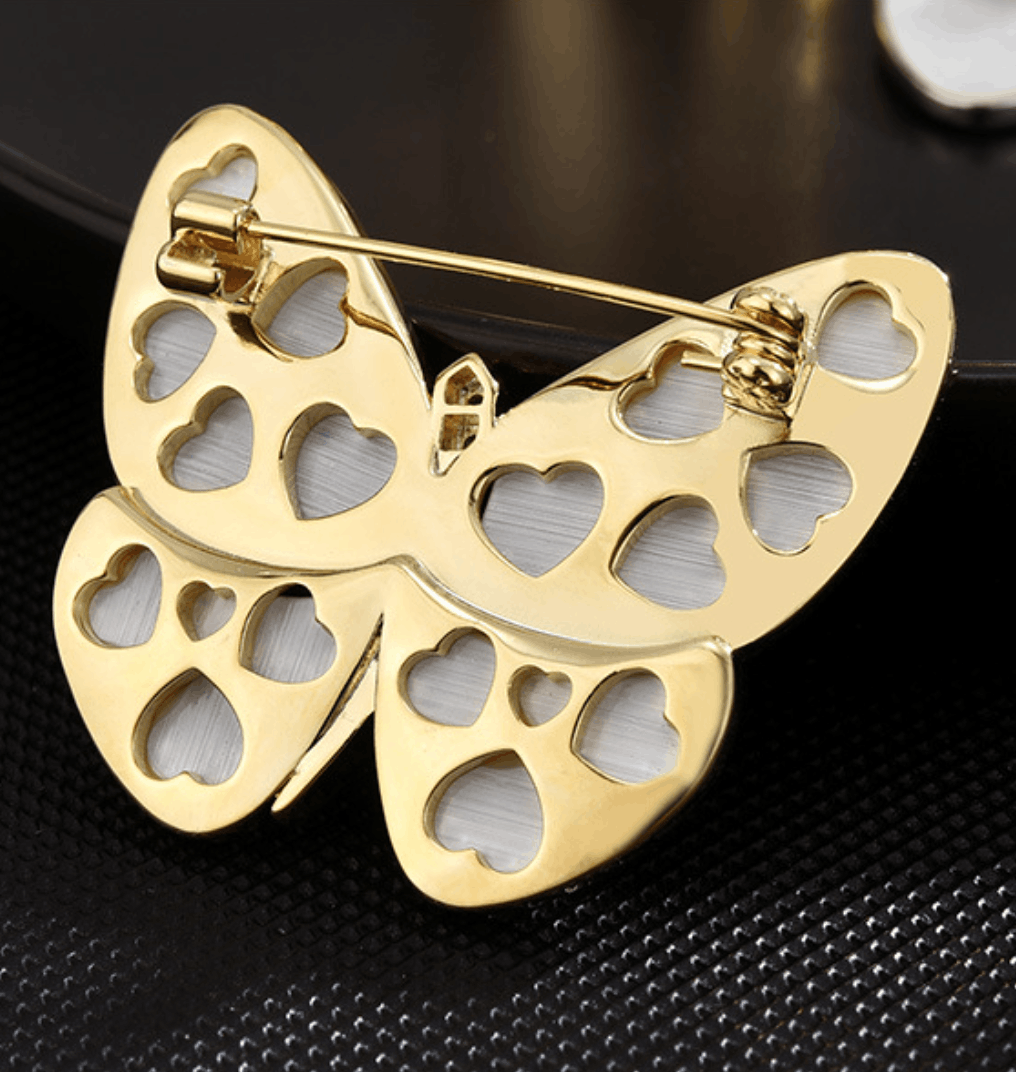 Japanese Brand Elegante Butterfly Brooch Size ONE SIZE - 2 Thumbnail