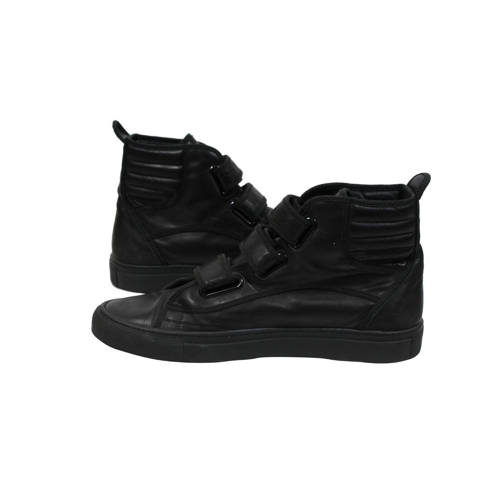 Raf Simons OG Carry Over Strap Sneakers Black Leather - 01935 B Size US 8 / EU 41 - 9 Thumbnail