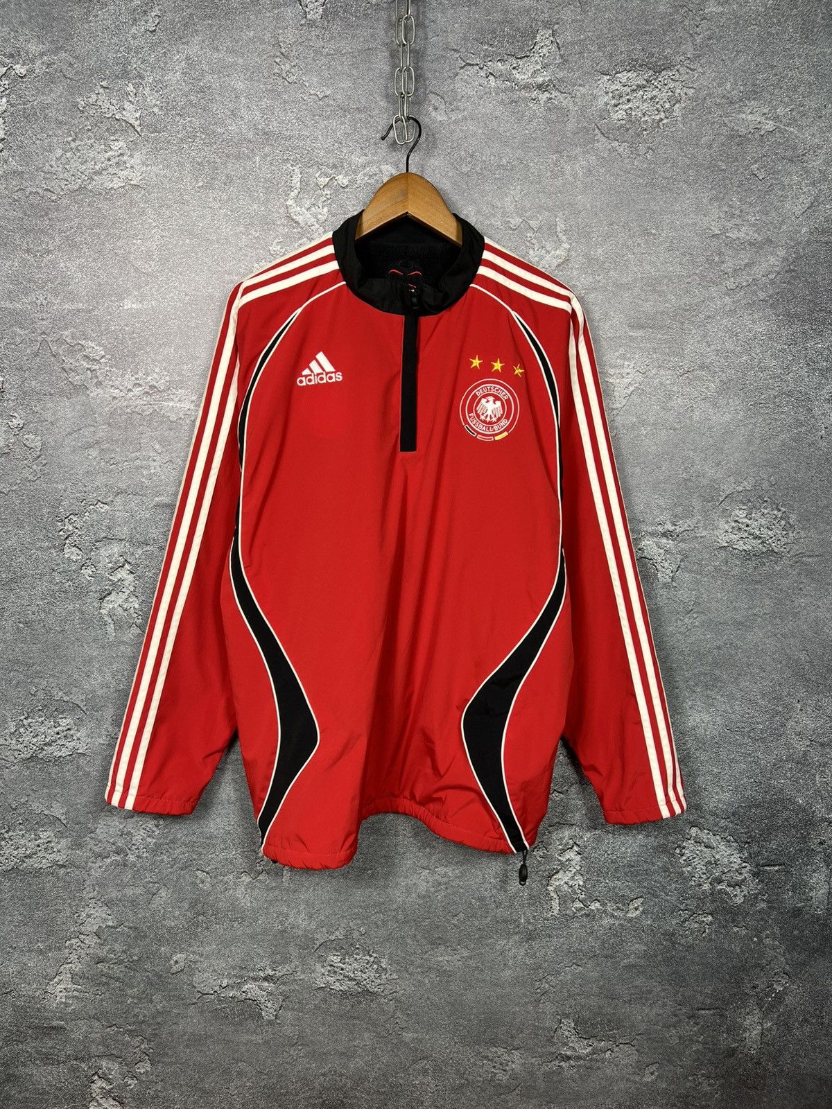 Adidas Vintage 2005 Deutschland Germany Reversible Track Jacket Size US L / EU 52-54 / 3 - 1 Thumbnail