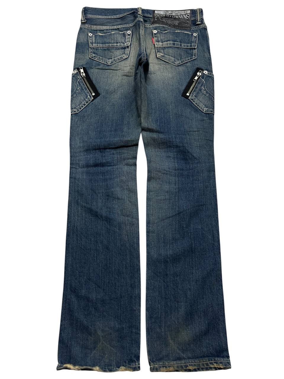 Seditionaries 💥Rare💥Vintage Rodeo Crowns Mudwash Distressed Cargo pocket Size US 28 / EU 44 - 3 Thumbnail
