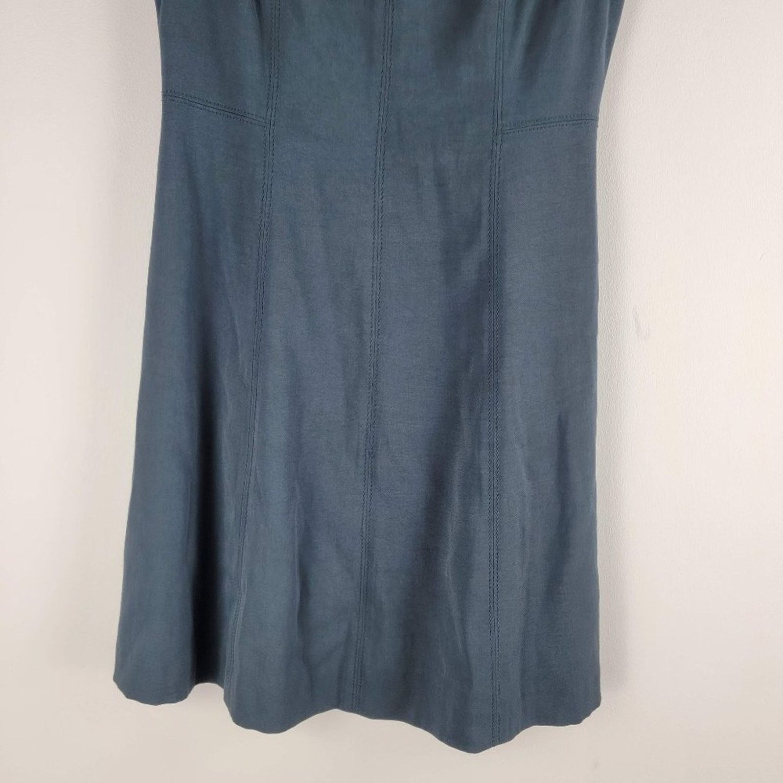 Rebecca Taylor Rebecca Taylor Mesh Short Sleeve Sheath Dress Leather Trim 6 Size M / US 6-8 / IT 42-44 - 3 Thumbnail