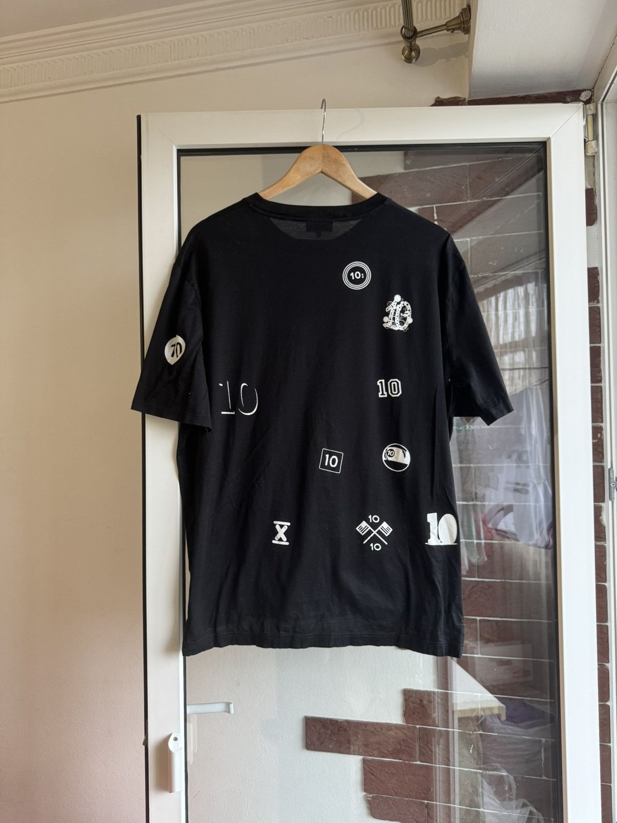 Lanvin Rare Lancin multi logo tee Size US L / EU 52-54 / 3 - 10 Thumbnail