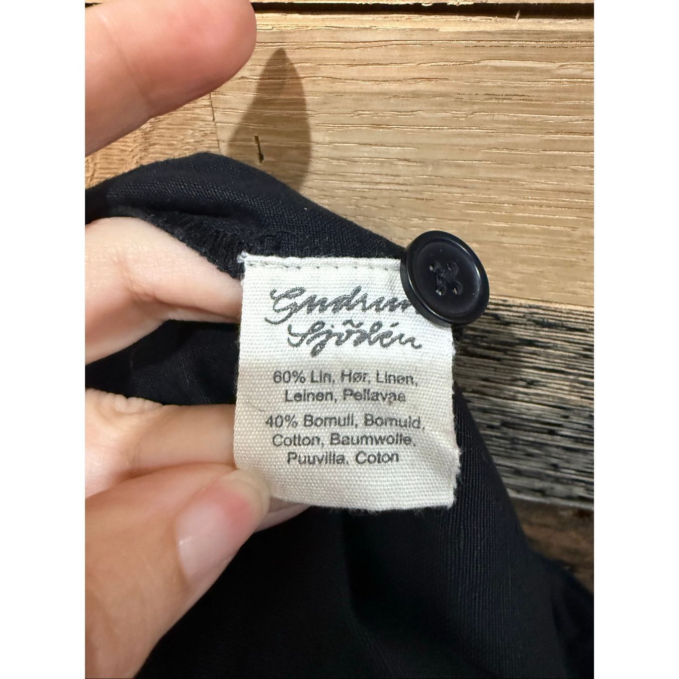 Guru Gudrun Sjoden wide leg embroidery waist casual pants size Me Size 29" - 4 Thumbnail