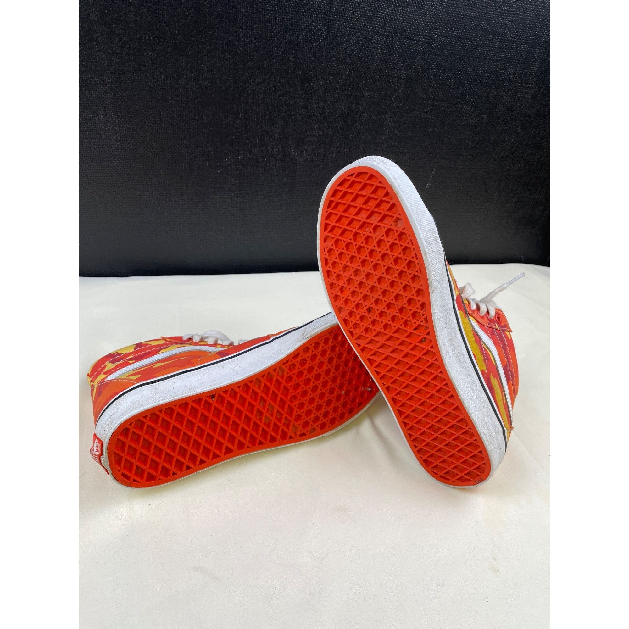 Vans Vans Unisex Orange Camouflage Skater shoes/ Sneakers Size M8 Size US 8.5 / EU 41-42 - 7 Thumbnail