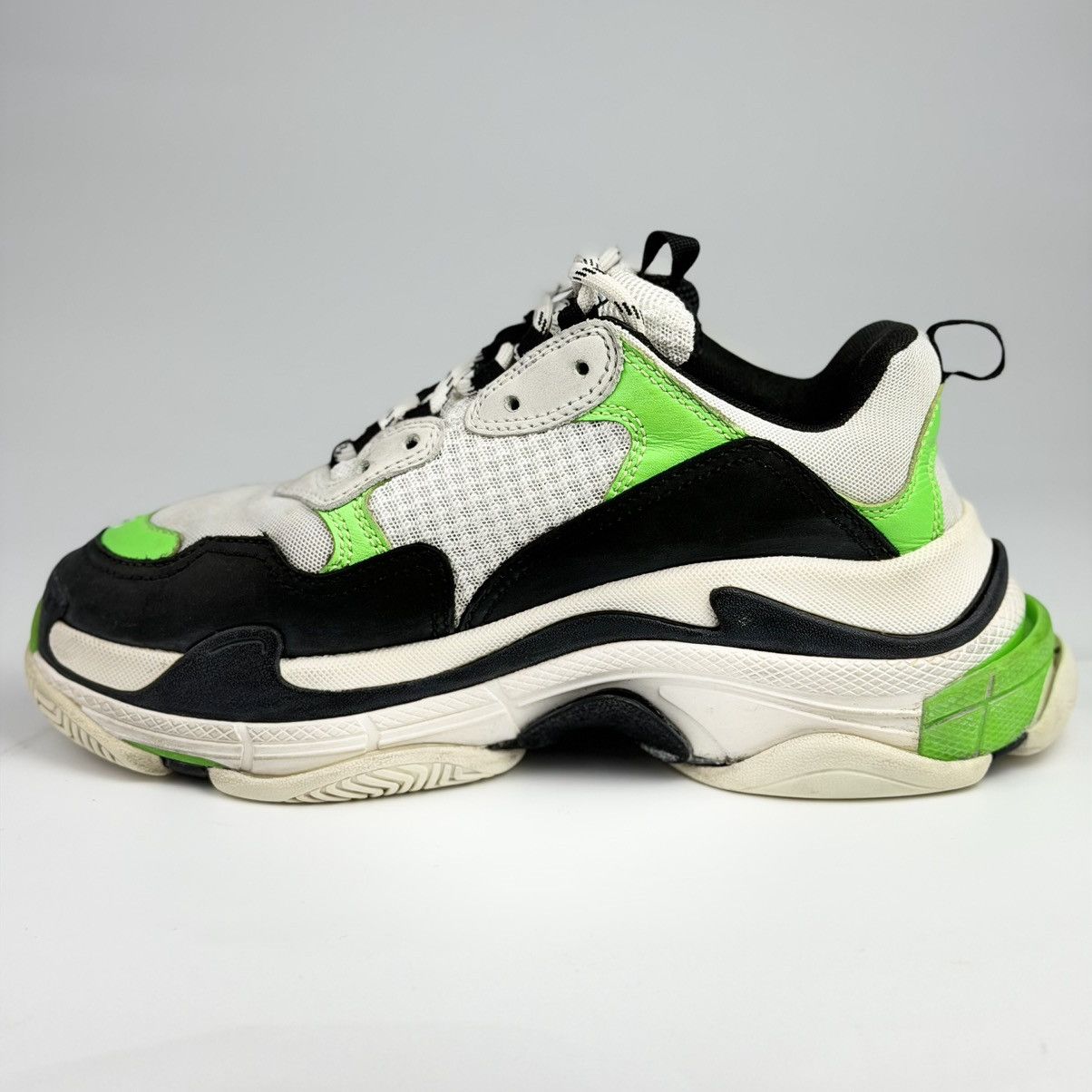 Balenciaga Balenciaga Triple S Black Green Size US 9 / IT 39 - 8 Thumbnail