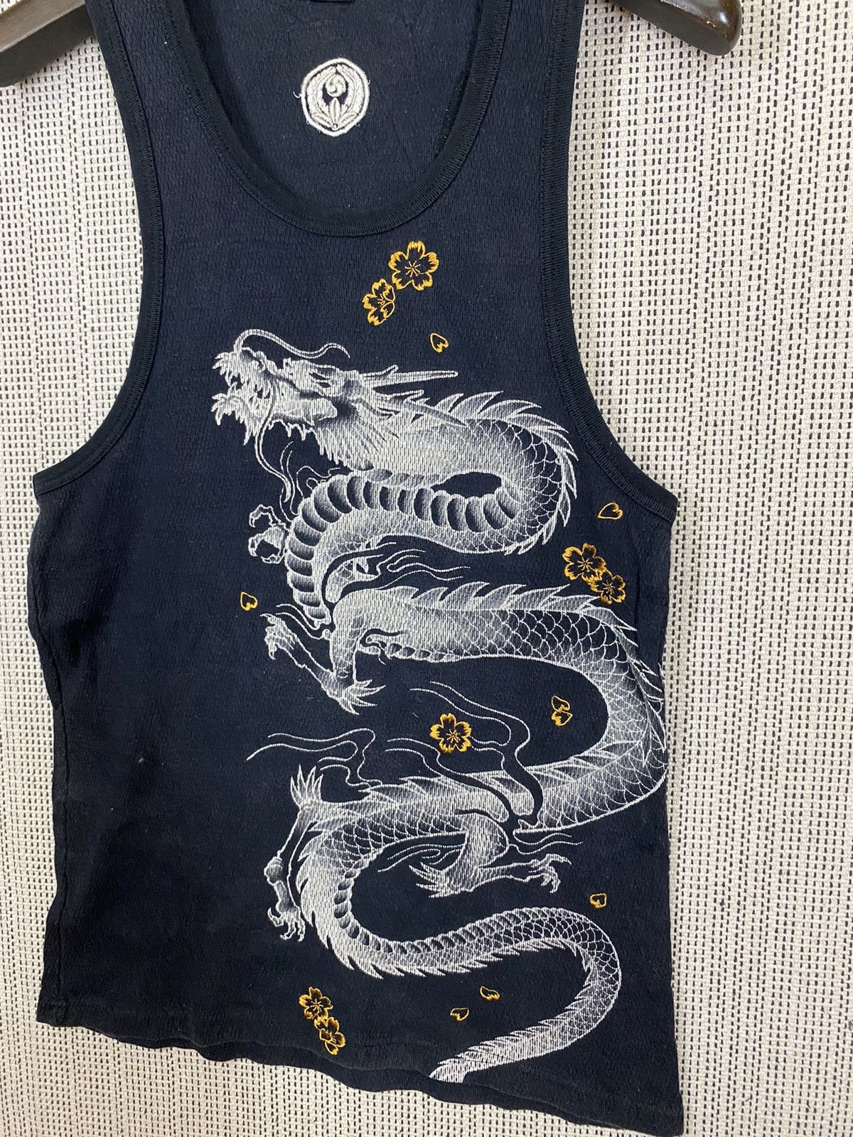 Dragonfly × Japanese Brand ‼️JAPANASE BRAND DRAGON TANKTOP STRETCHABLE‼️ Size US L / EU 52-54 / 3 - 4 Thumbnail