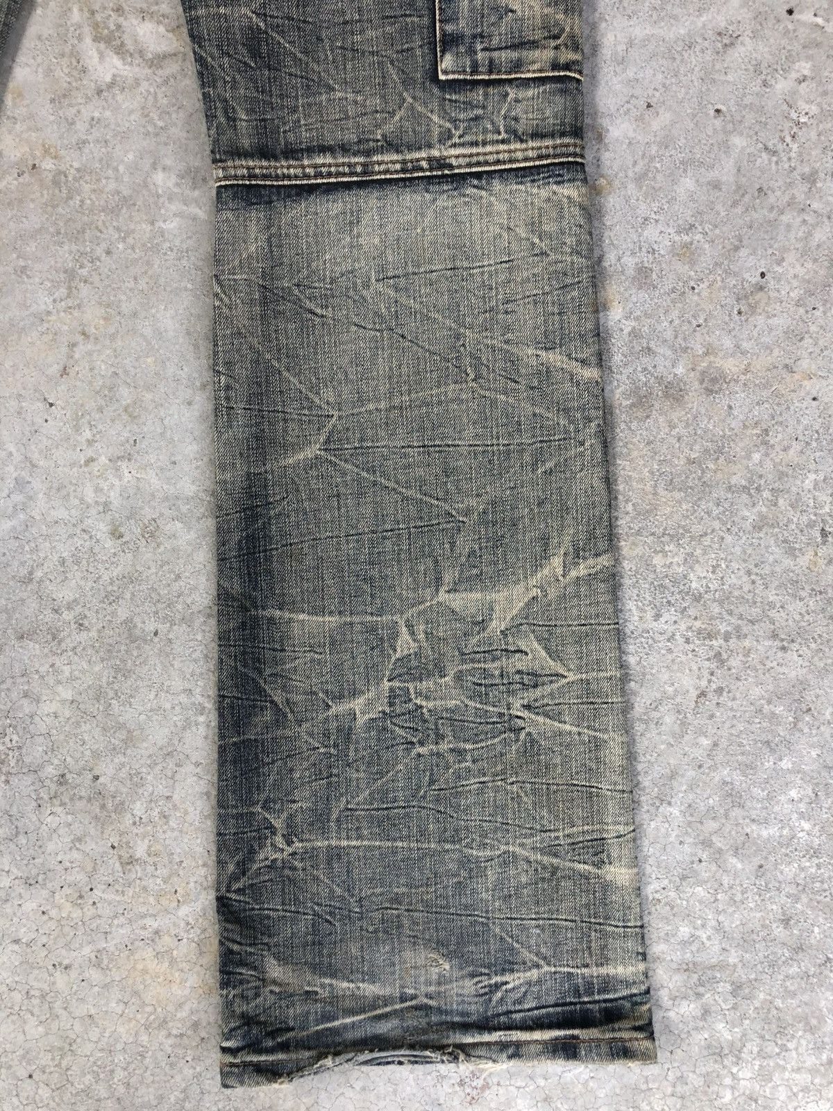 semanticdesign Semantic Design Flared Jeans Multipocket Mudwash Distressed Size US 30 / EU 46 - 12 Thumbnail