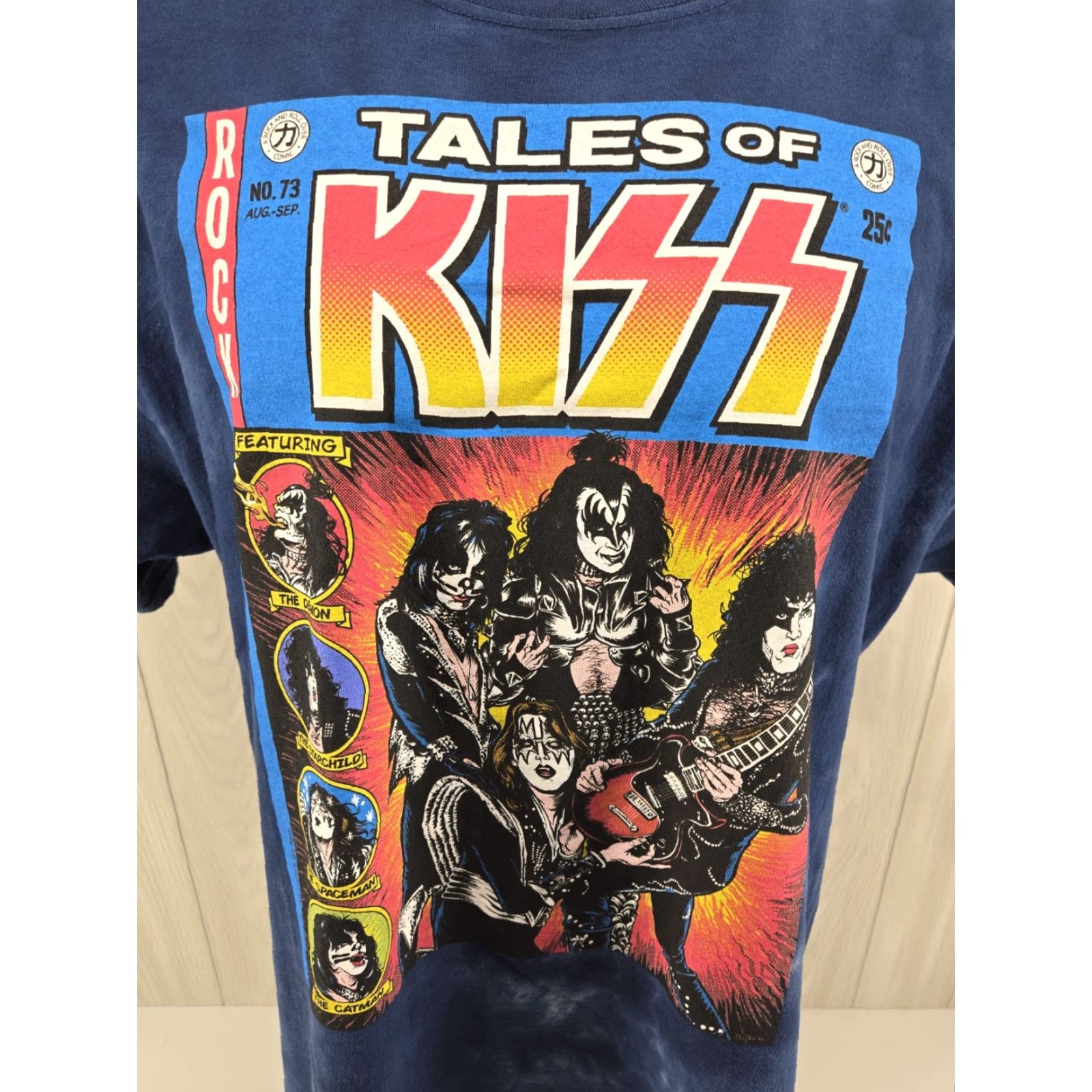 Liquid Blue Kiss T-Shirt Comic Book 2019 Mens 2XL Liquid Blue Tie Dye Retro Rock Band Shirt Short Sleeve Crew Neck Size US XXL / EU 58 / 5 - 3 Thumbnail