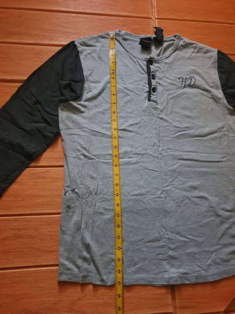 Harley Davidson Harley Davidson grey colour longsleeve shirt Size US M / EU 48-50 / 2 - 8 Thumbnail