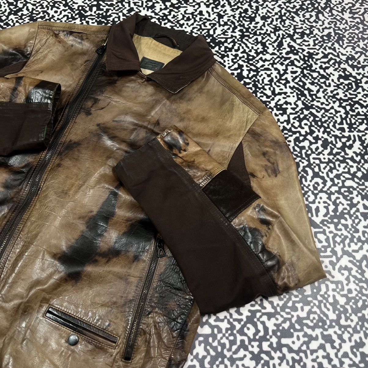 Hugo Boss HUGO BOSS Calfskin Leather Handcrafted Biker Jacket Rare Size US L / EU 52-54 / 3 - 9 Thumbnail