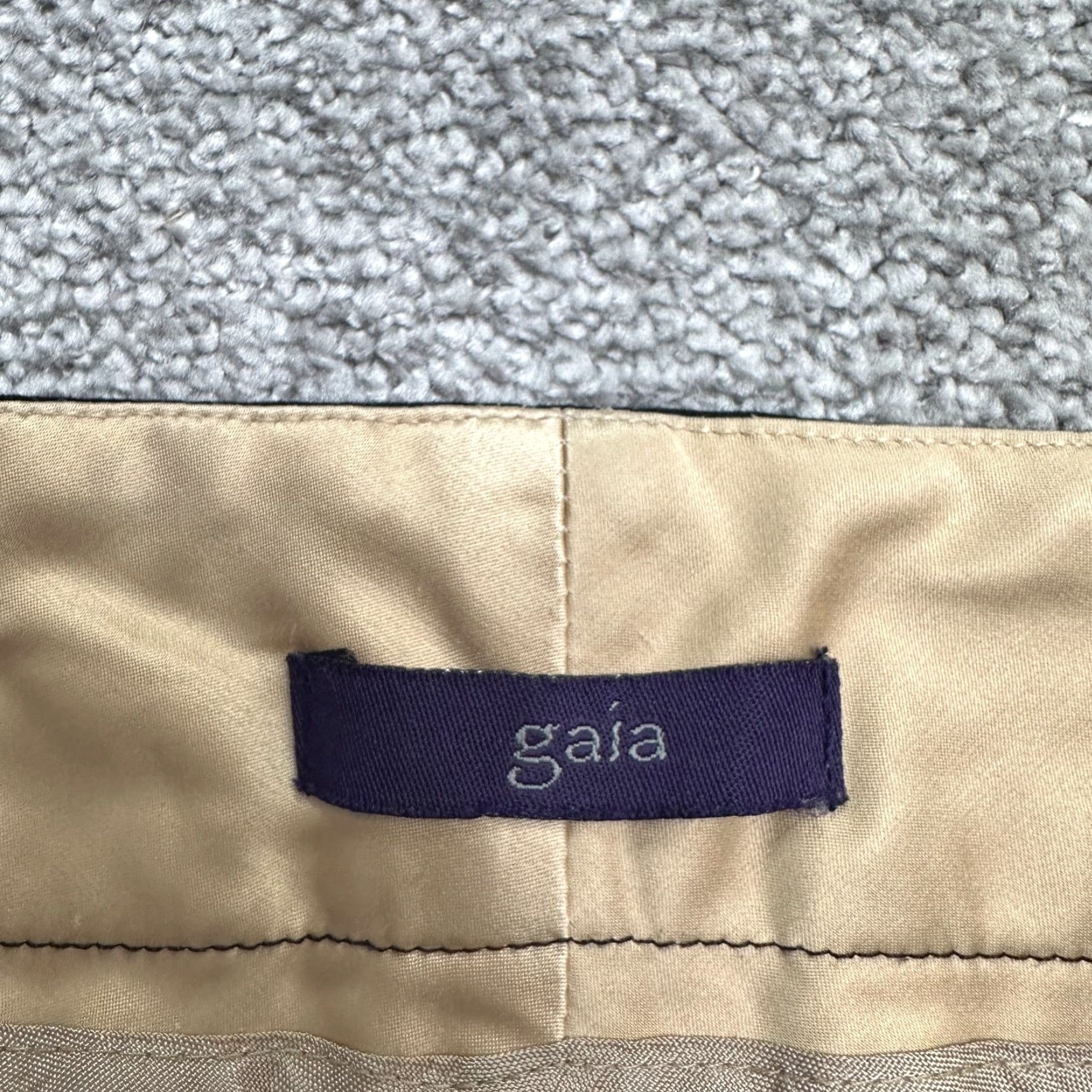 Vintage GAIA Dress Pants Womens Medium Black Mid Rise Straight Leg Cotton Spandex 30x29 Casual Workwear 90s? No, but not 90s. Size 32" / US 10 / IT 46 - 5 Thumbnail