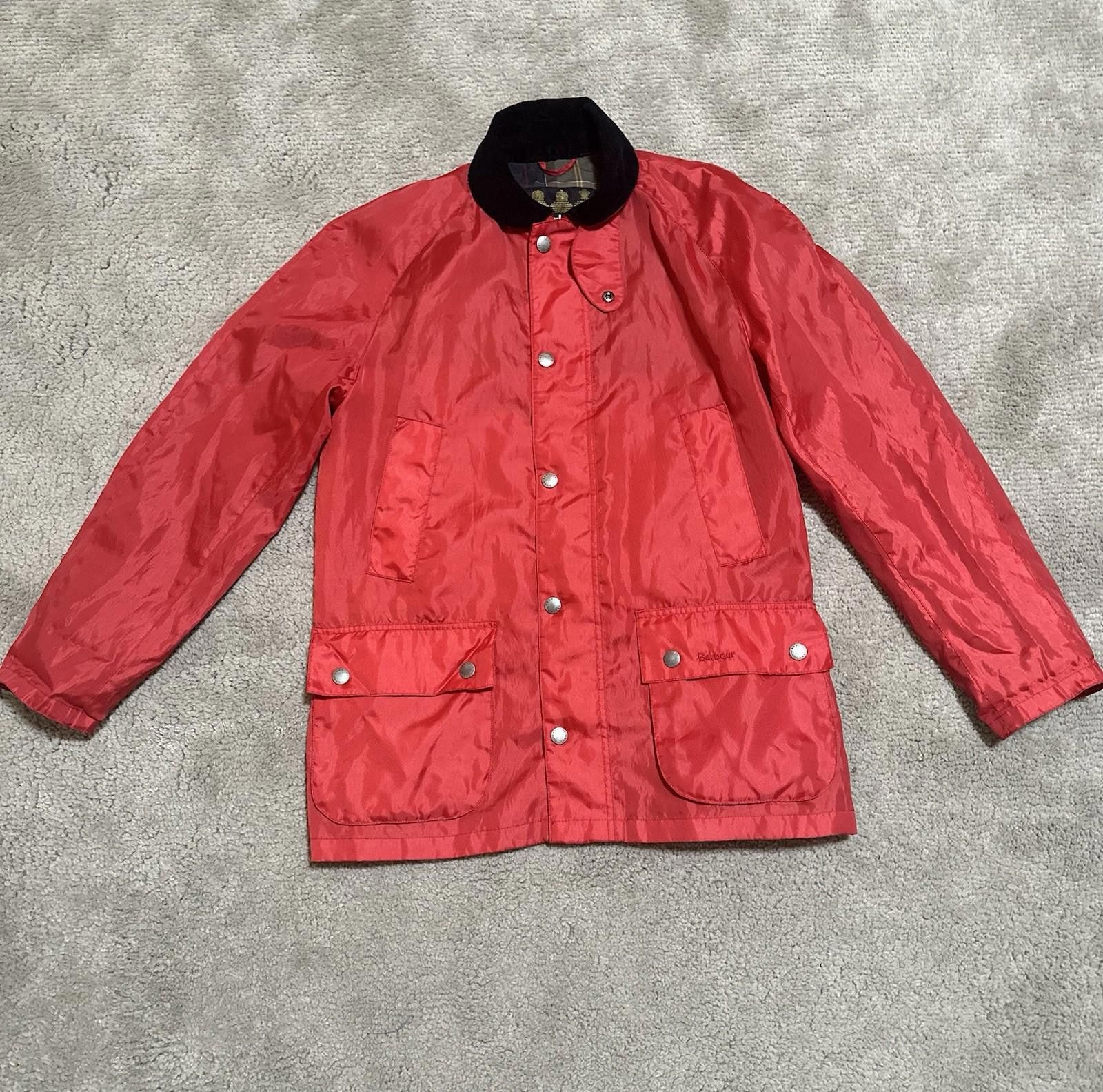 BARBOUR SHAWL COLLAR BEDALE Nylon SZ M