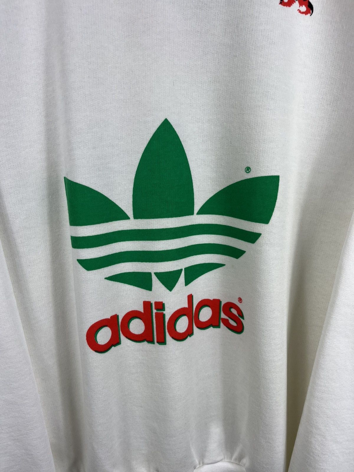 Adidas Vintage 90s Adidas soccer Zurich Italia sweatshirt crewneck Size US XL / EU 56 / 4 - 6 Thumbnail