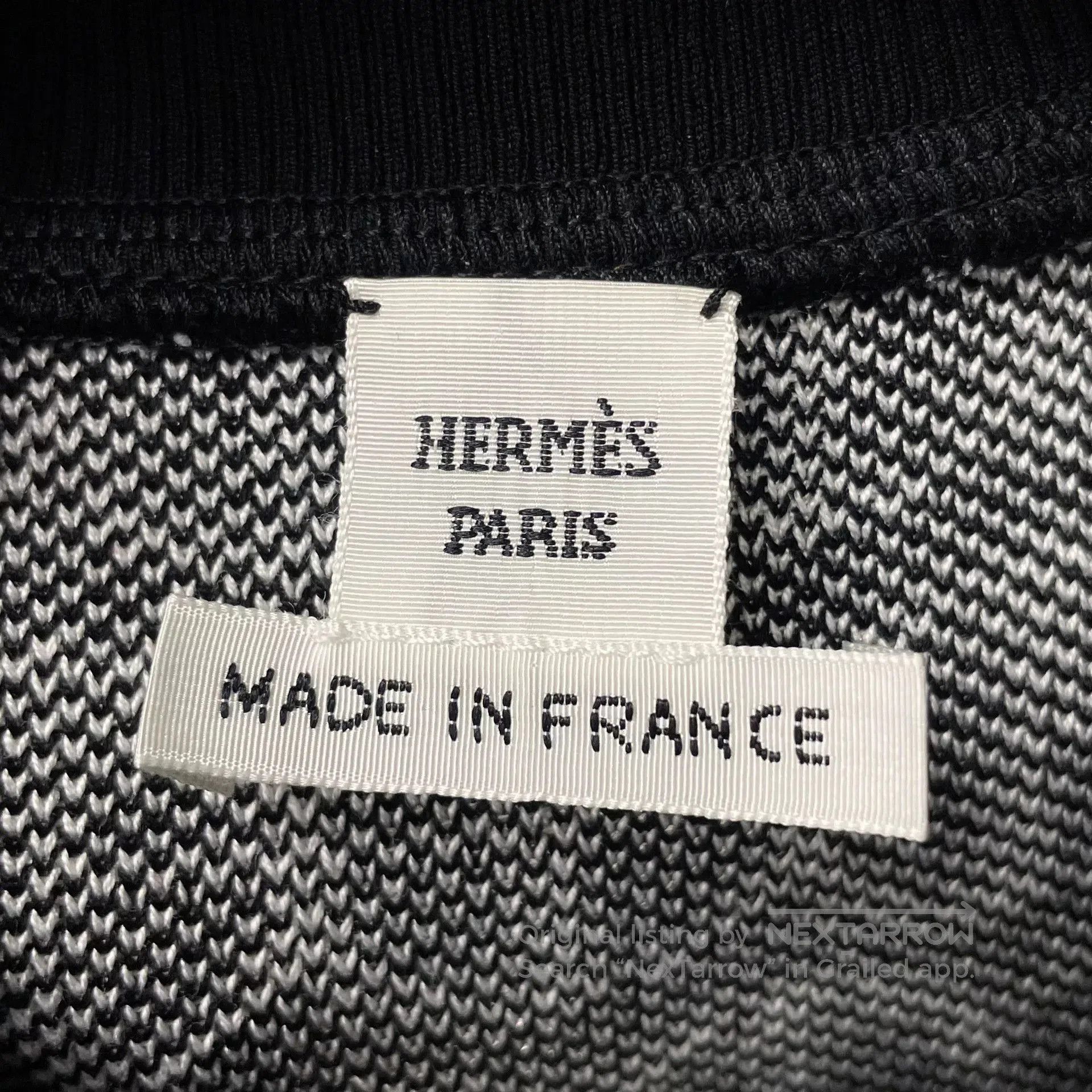 Hermes Hermes Logo Print Black Dress. Size XXS / US 00 / IT 34 - 6 Thumbnail
