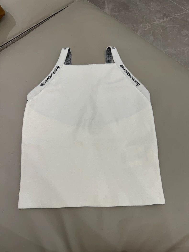 Alexander Wang White Knit Tank Top-