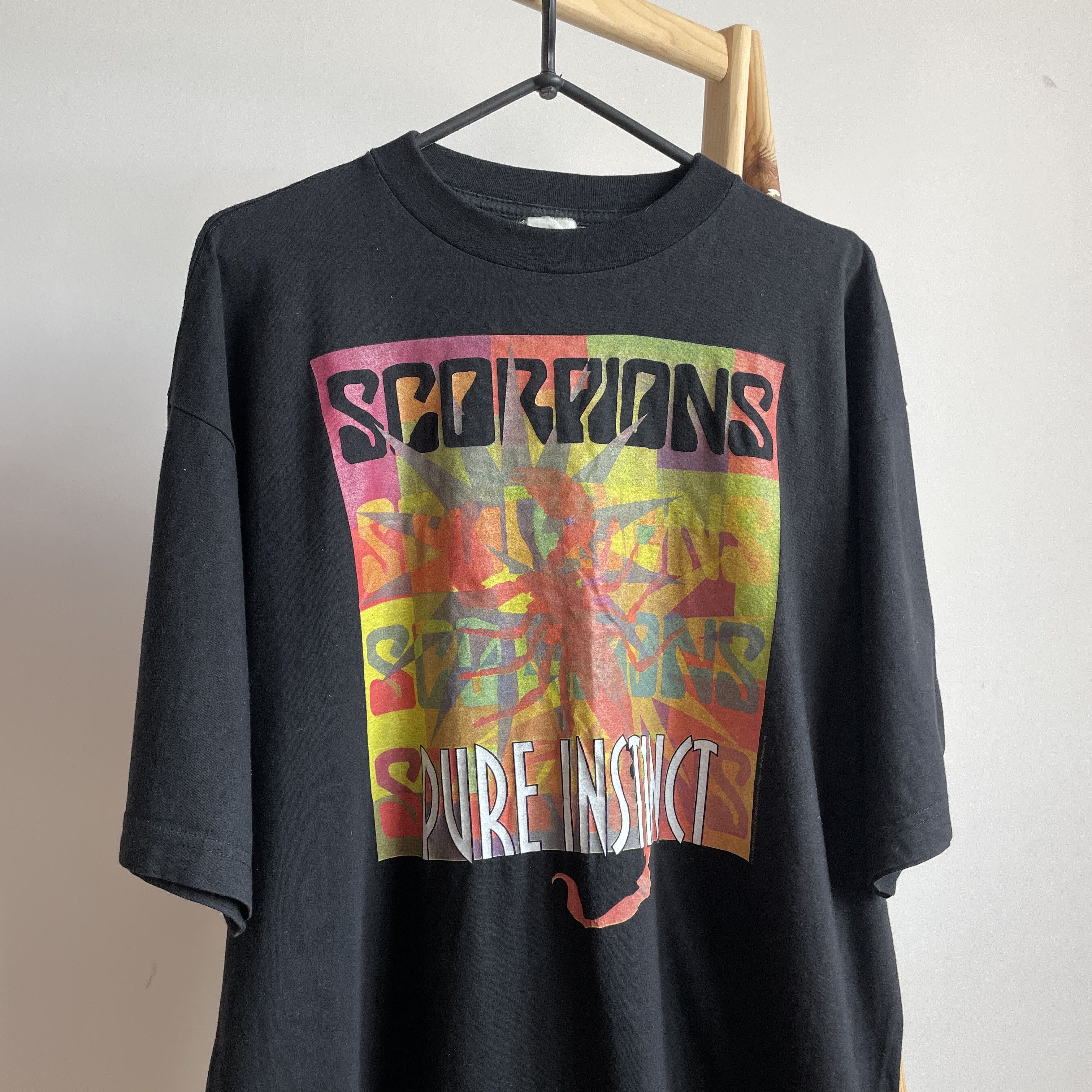 Band Tees Scorpions Pure Instinct 1996 Tour T-Shirt Size XL Size US XL / EU 56 / 4 - 3 Thumbnail