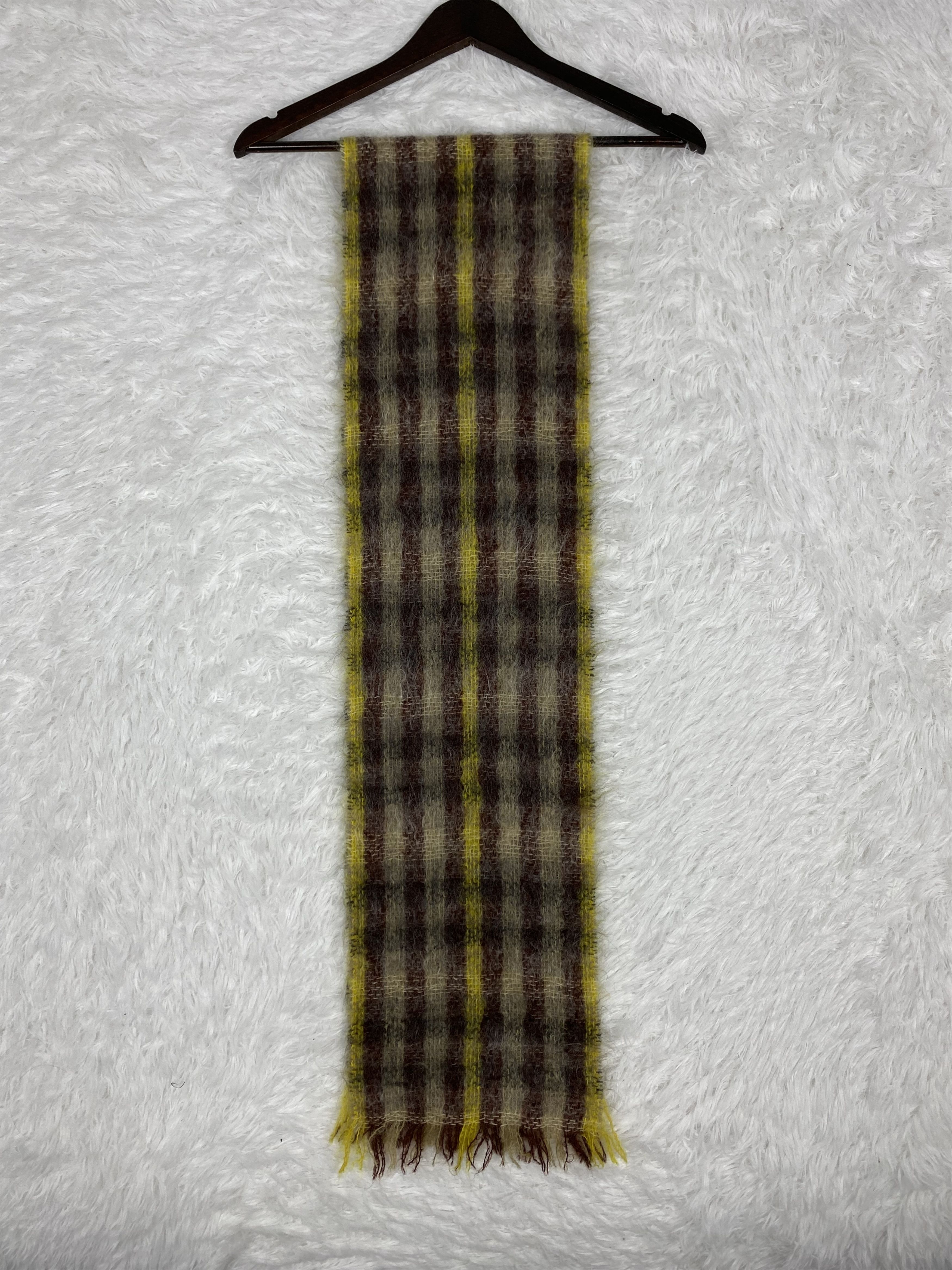 Japanese Brand Vintage Mohair Scarf / Muffler Neckwear PM0142 Size ONE SIZE - 7 Thumbnail