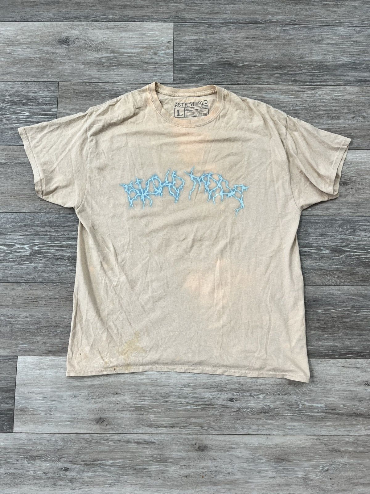 Travis Scott Travis Scott Sicko Mode Lightning Astroworld Tour T-Shirt Size US L / EU 52-54 / 3 - 1 Thumbnail