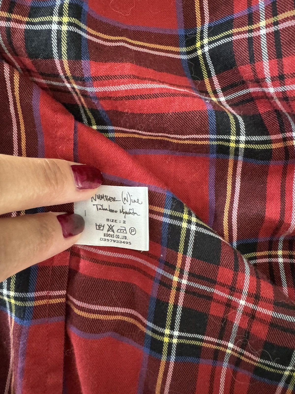 Number (N)ine Number Nine plaid vest Size US S / EU 44-46 / 1 - 5 Thumbnail