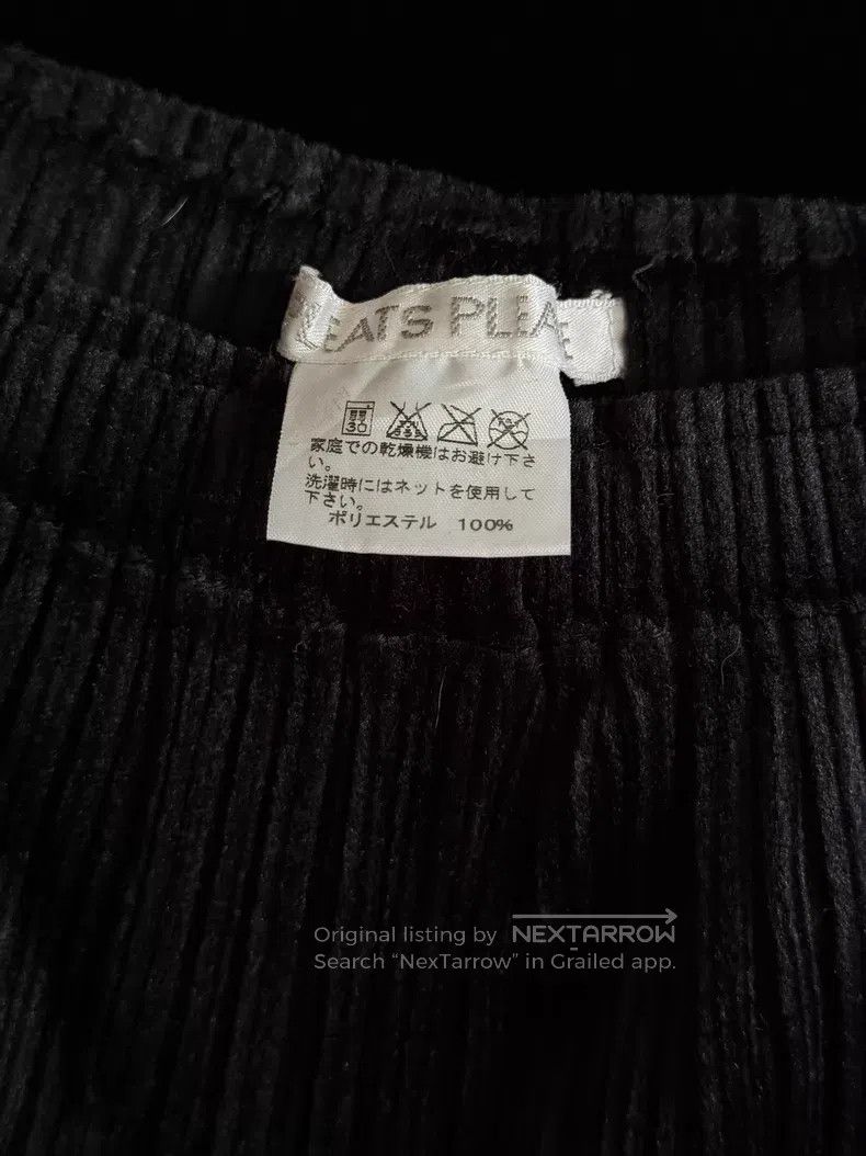 Issey Miyake Issey Miyake size:1 Black Ruffle Straight Pants Size 22" - 4 Thumbnail