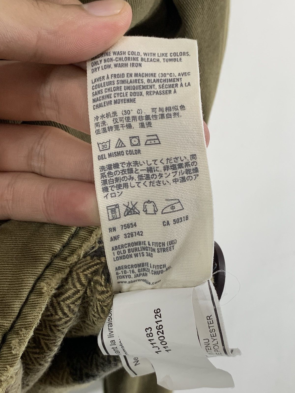 Other Vintage Abercrombie & Fitch Military Jacket Size US S / EU 44-46 / 1 - 5 Thumbnail