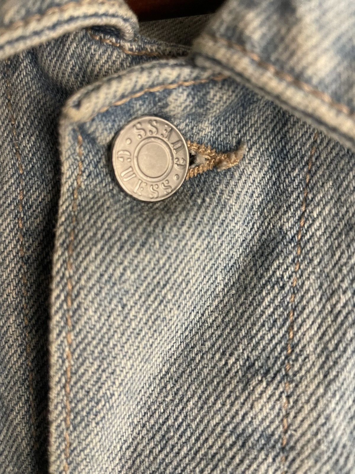 Vintage Vintage guess jeans cropped jacket Size US S / EU 44-46 / 1 - 11 Thumbnail