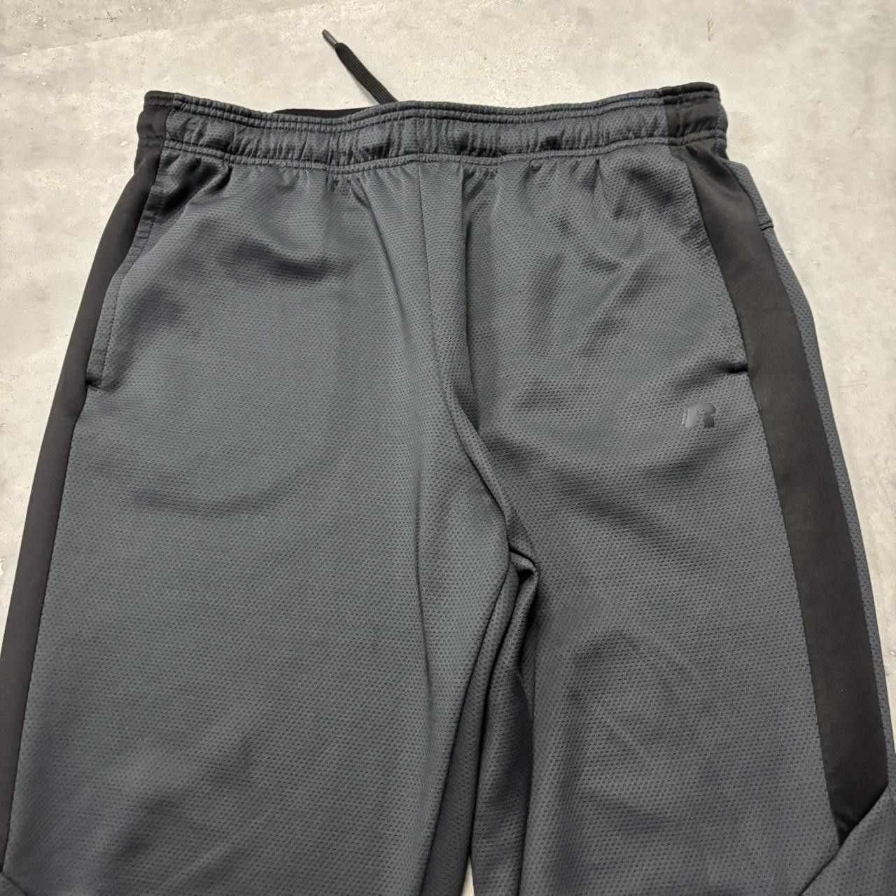 Russell Athletic × Vintage Crazy Vintage Y2K/2000s Dark Grey Black Russell Skater Essential Track Pants! Size US 34 / EU 50 - 3 Thumbnail