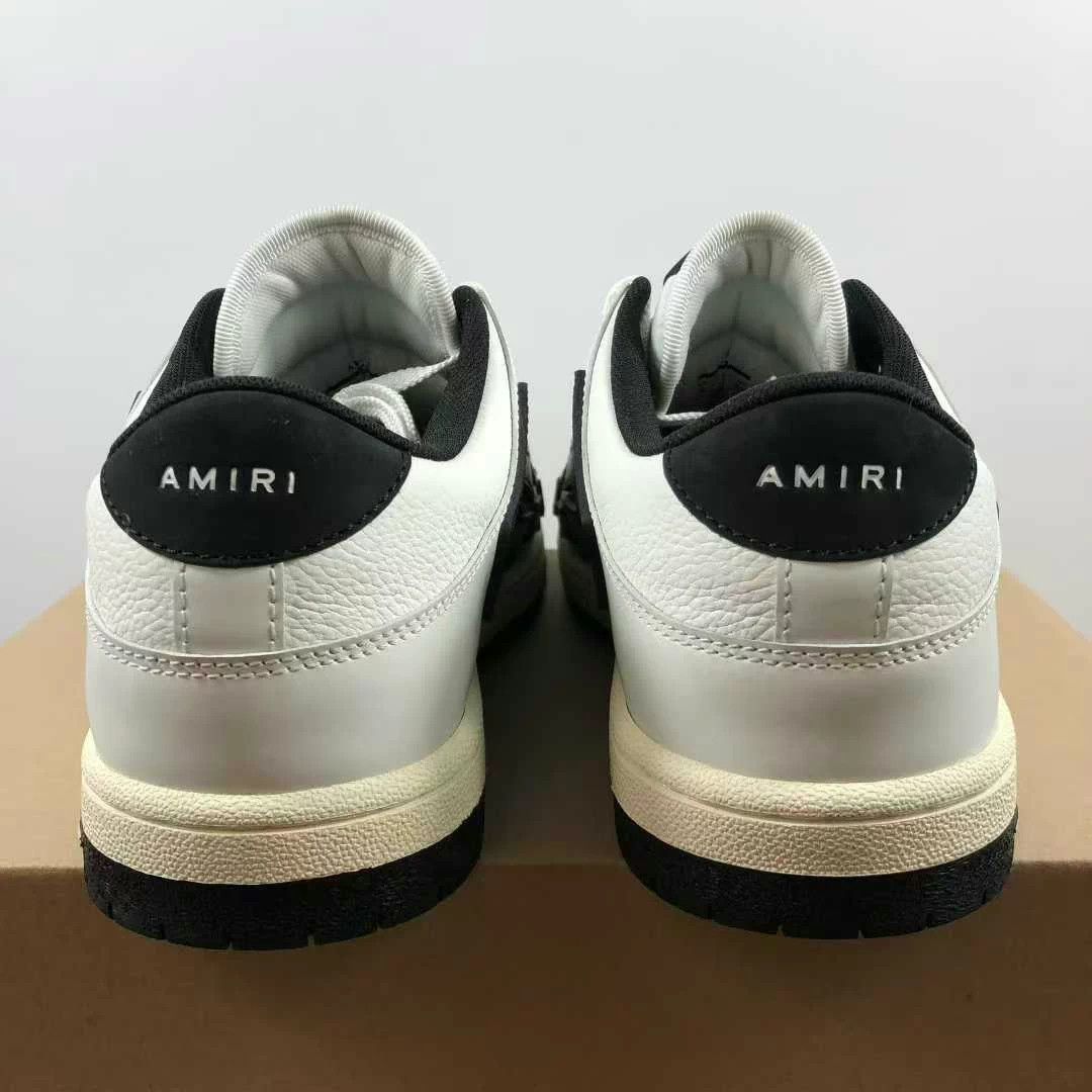 Amiri Amiri bone shoes, low-top, white/black Size US 9 / EU 42 - 2 Thumbnail