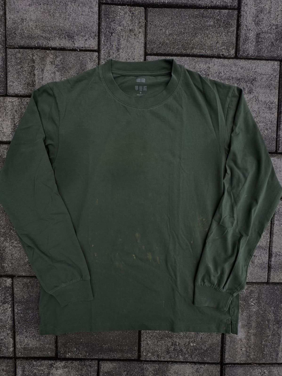 Japanese Brand × Uniqlo UNIQLO PLAIN GREEN TEE STREETWEAR AVANT ESSENTIAL SHIRT Size US M / EU 48-50 / 2 - 1 Preview