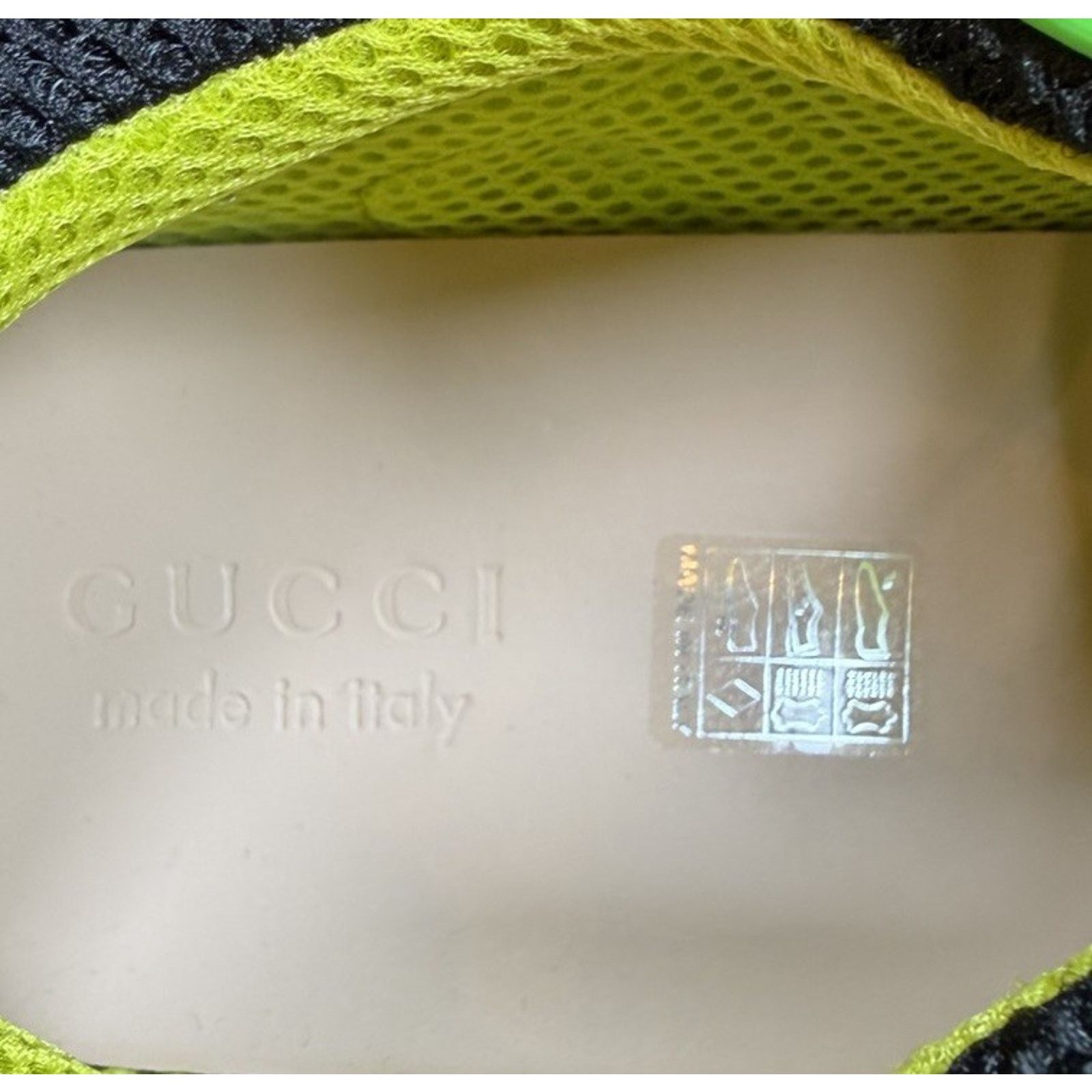 Gucci Size 10US - Gucci Flashtrek Neon Green Leather NEW Size US 10 / EU 43 - 8 Thumbnail