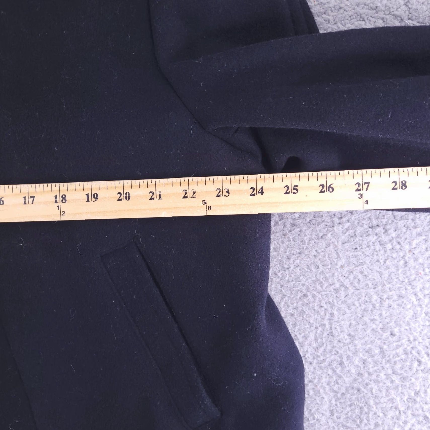 Jones New York Jones New York Coat Mens Large Black Wool Overcoat Long Trench Size US L / EU 52-54 / 3 - 5 Thumbnail