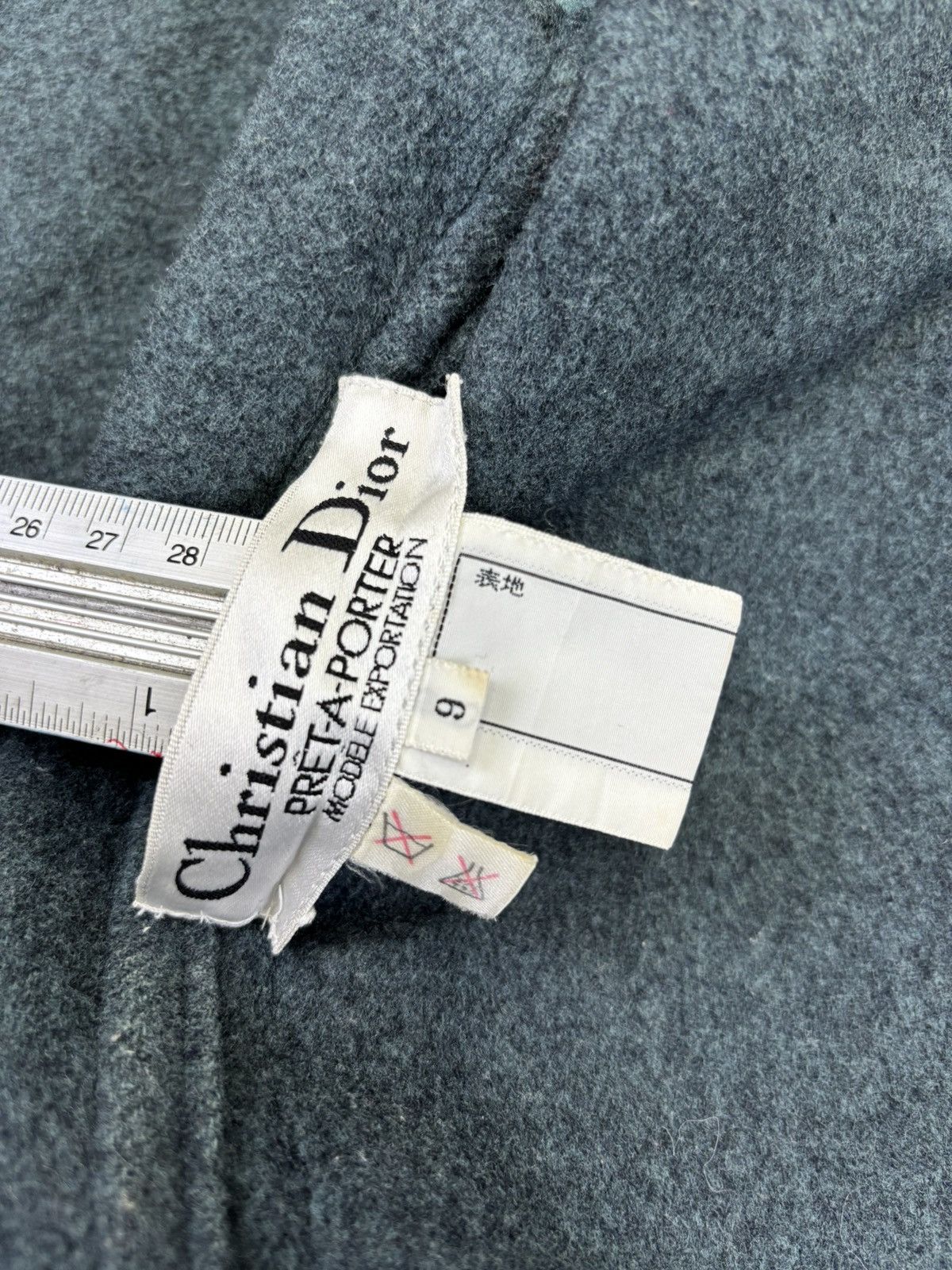 Christian Dior Monsieur Vintage Dior Two Tones Wool Coat F694 Size L / US 10 / IT 46 - 10 Thumbnail