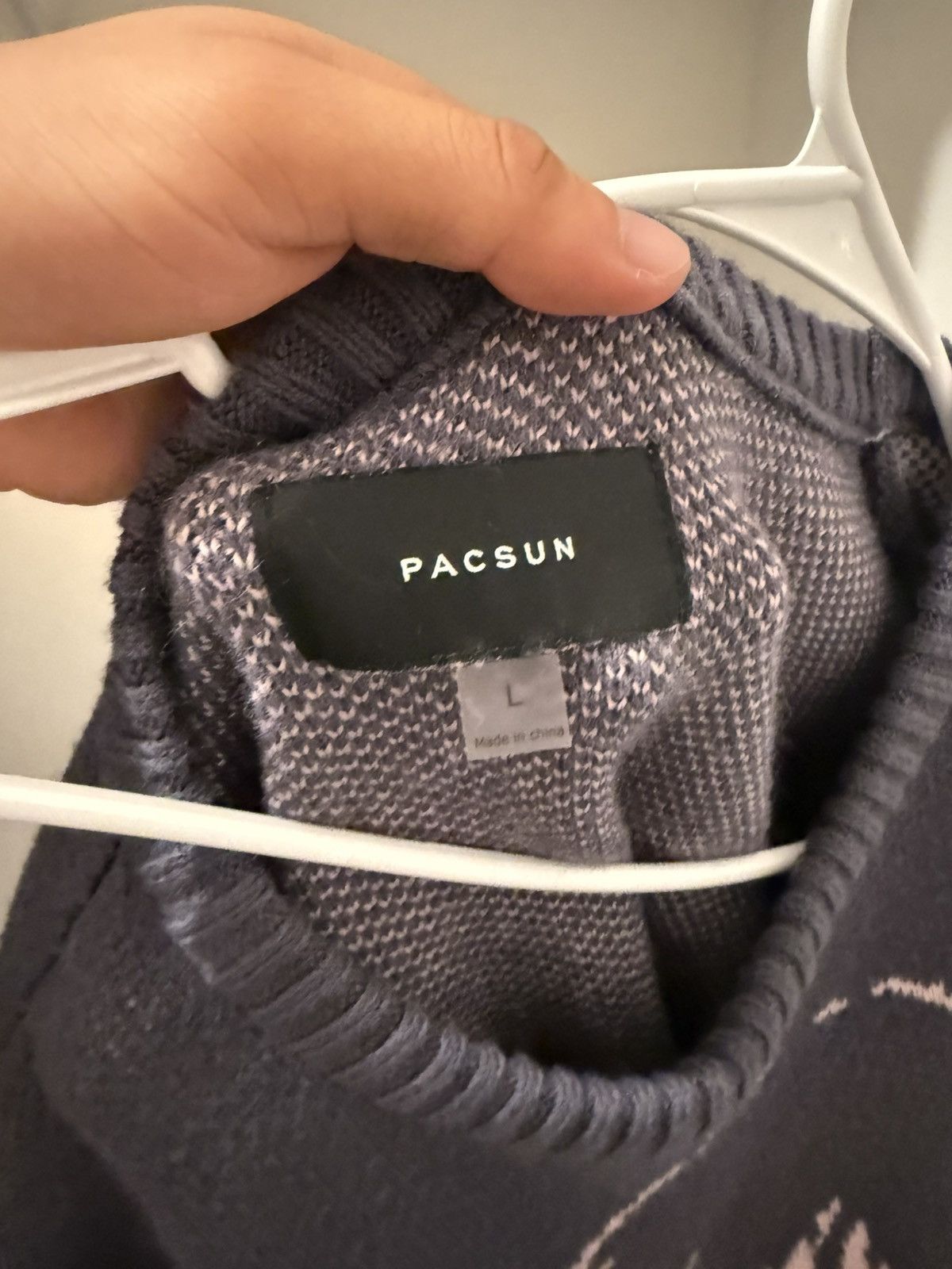 Pacsun Pacsun Purple Sweater Size US L / EU 52-54 / 3 - 3 Thumbnail