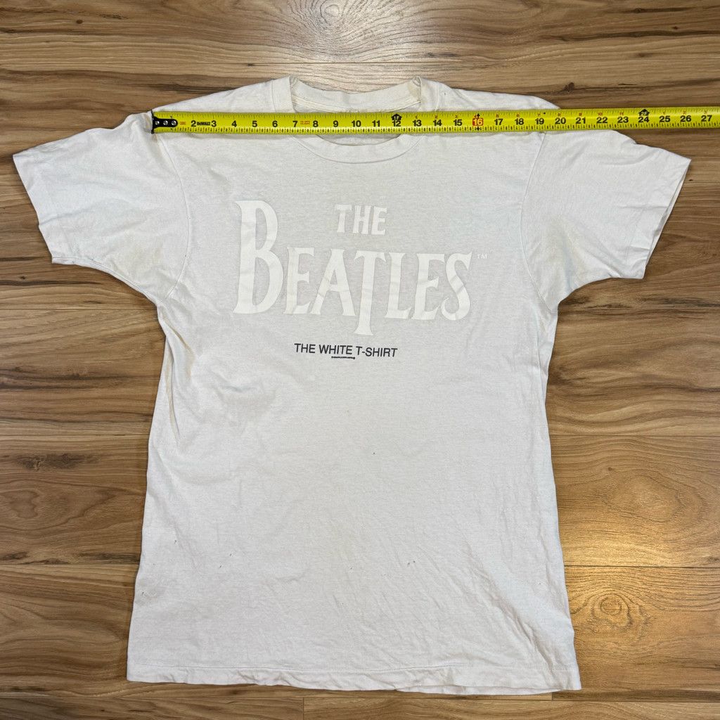 Japanese Brand The Beatles Men’s Small White Album Song Text T-Shirt Size US S / EU 44-46 / 1 - 5 Thumbnail